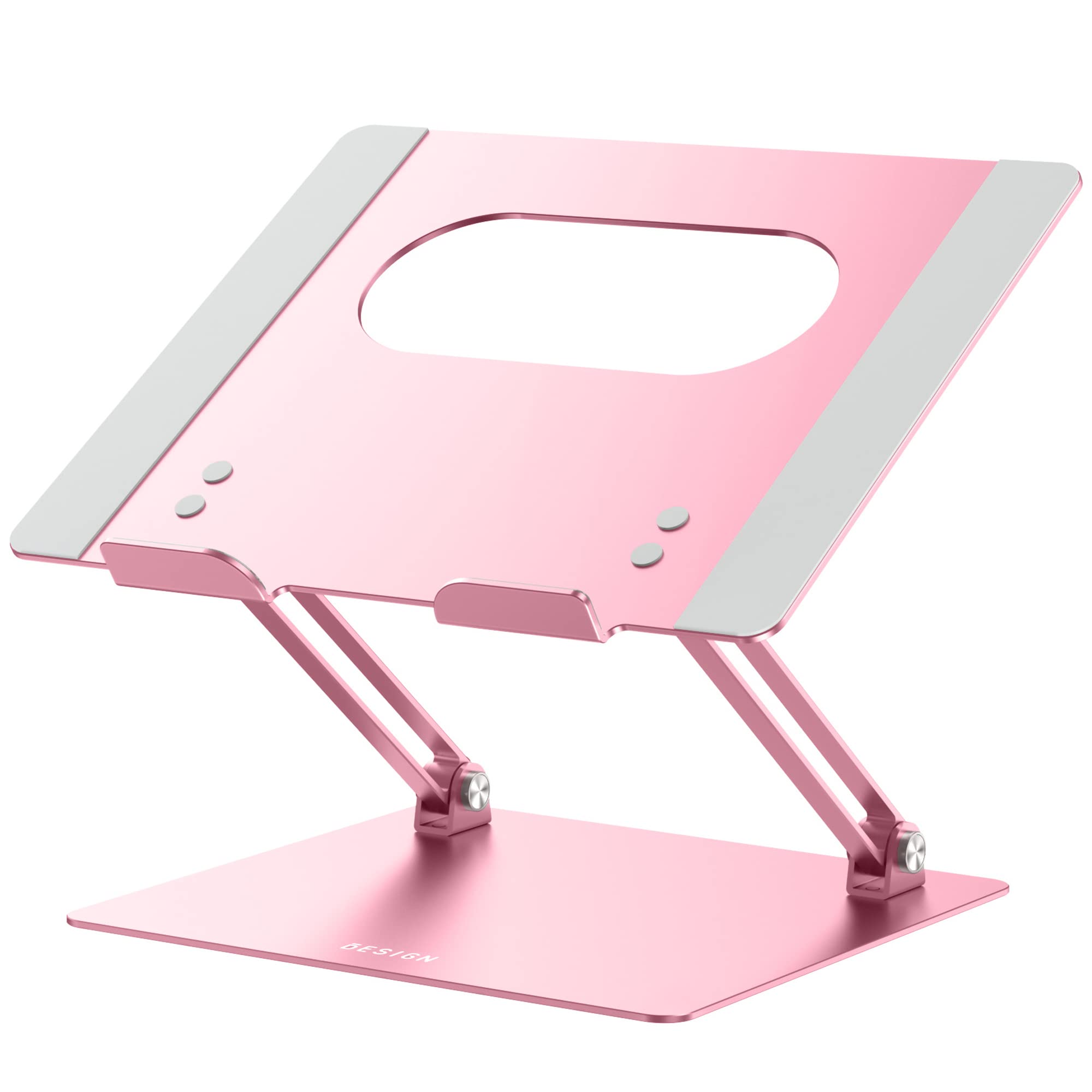Soporte Ergonómico Para Portátil Besign Ls10 De Aluminio Para 10-14 Pulgadas  Color Rosa - Venta Internacional.