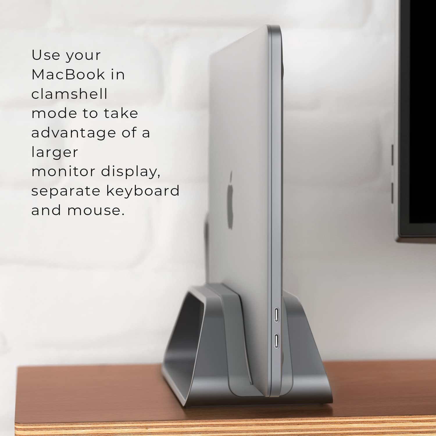 Foto 6 pulgar | Soporte Vertical Para Portátil Humancentric Macbook Pro/air Space Grey - Venta Internacional.
