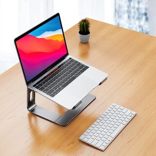 Foto 2 | Soporte Para Portátil Besign Ls03 De Aluminio Gris Para Portátiles De 10 A 15 6 Pulgadas - Venta Internacional.