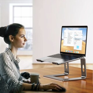 Foto 7 | Soporte Para Portátil Besign Ls03 De Aluminio Gris Para Portátiles De 10 A 15 6 Pulgadas - Venta Internacional.