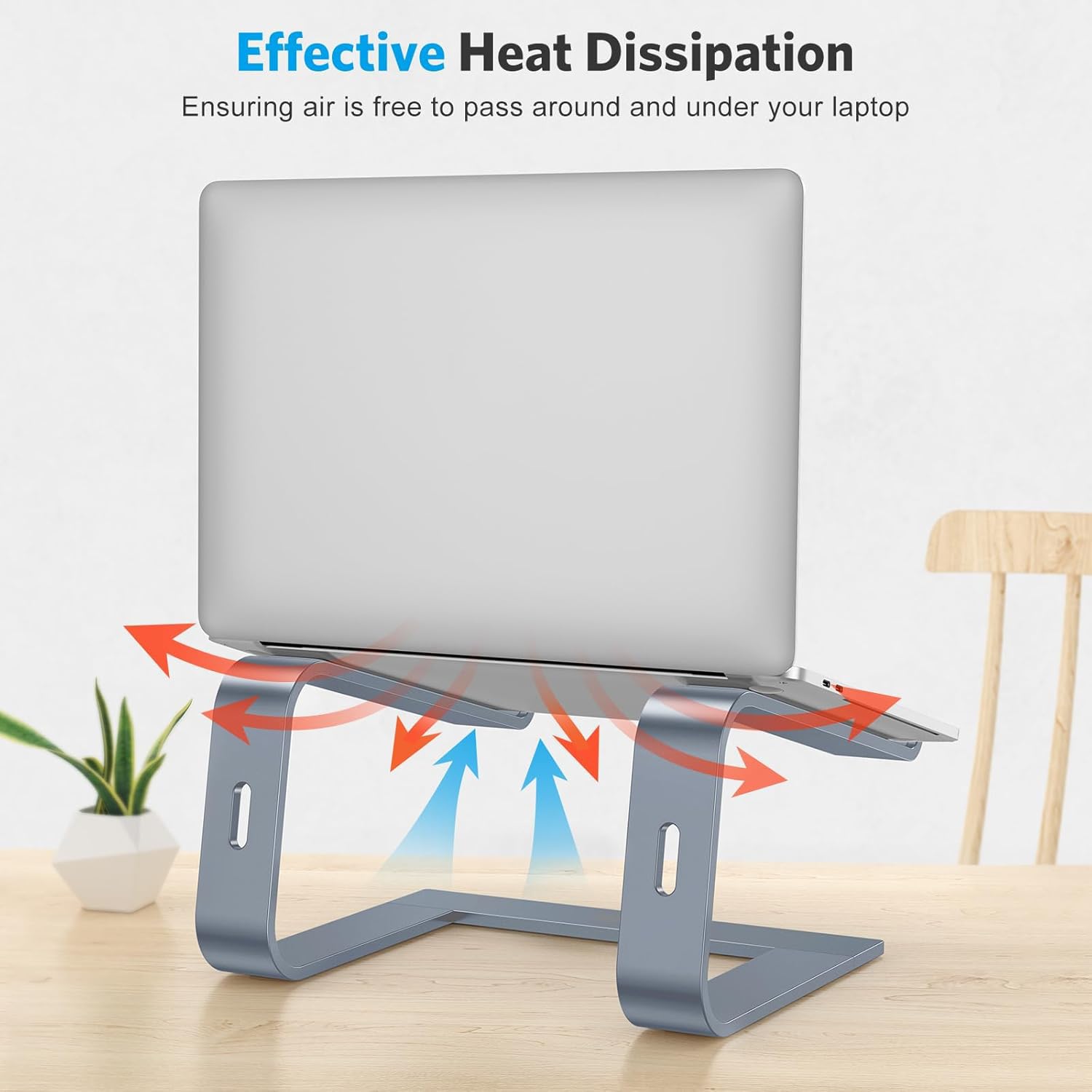 Foto 7 pulgar | Soporte Para Portátil Omoton  Compatible Con Aluminio  Para Ordenadores Portátiles De 10 A 15 6 Pulgadas - Vent