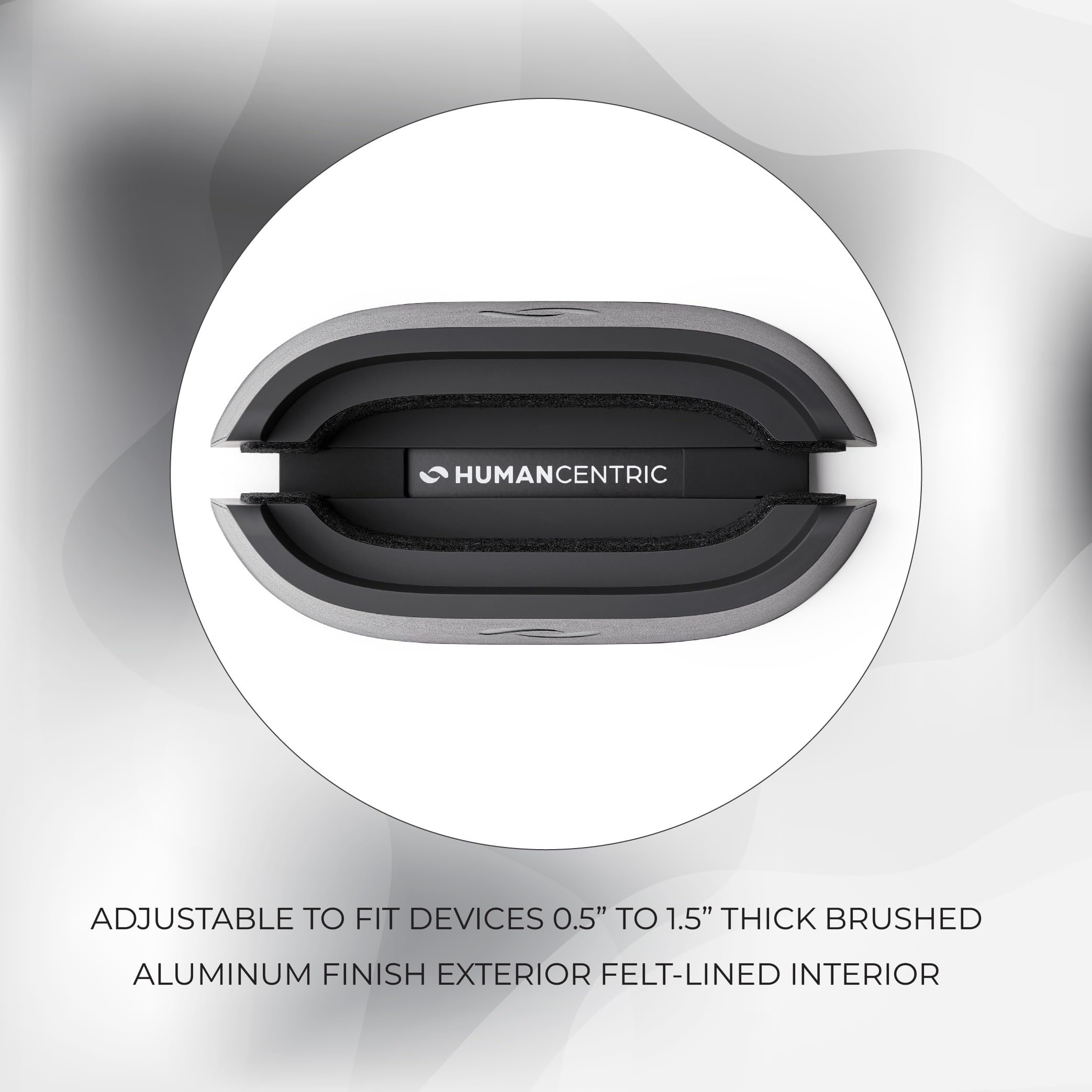 Foto 7 | Soporte Vertical Para Portátil Humancentric De Aluminio Plateado - Venta Internacional.