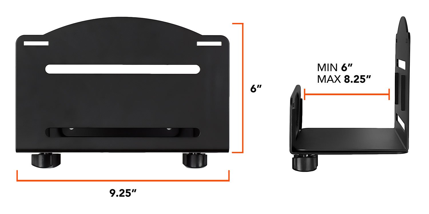 Foto 8 pulgar | Soporte De Pared Para Cpu Mount-it! Soporte Para Computadora De Escritorio - Venta Internacional.
