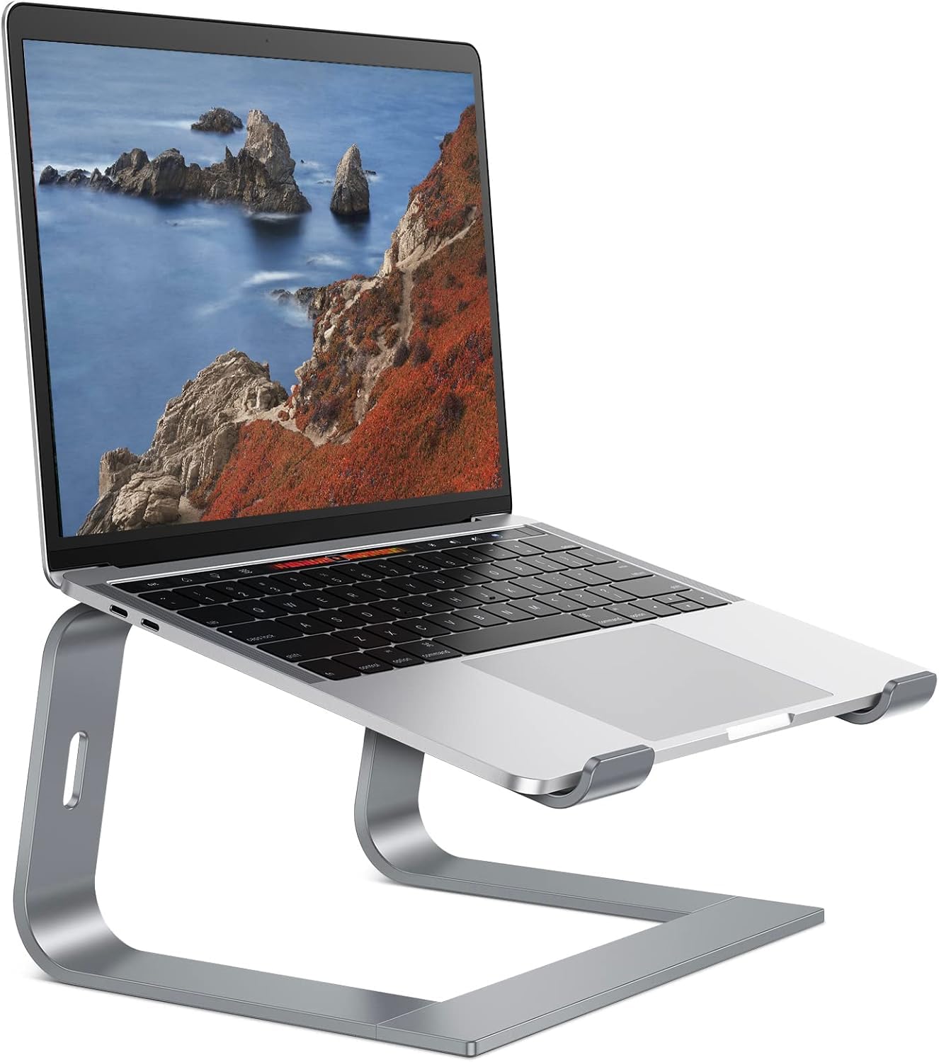 Foto 2 pulgar | Soporte Para Portátil Omoton  Compatible Con Aluminio De 10 A 15 6 Pulgadas  Gris - Venta Internacional.
