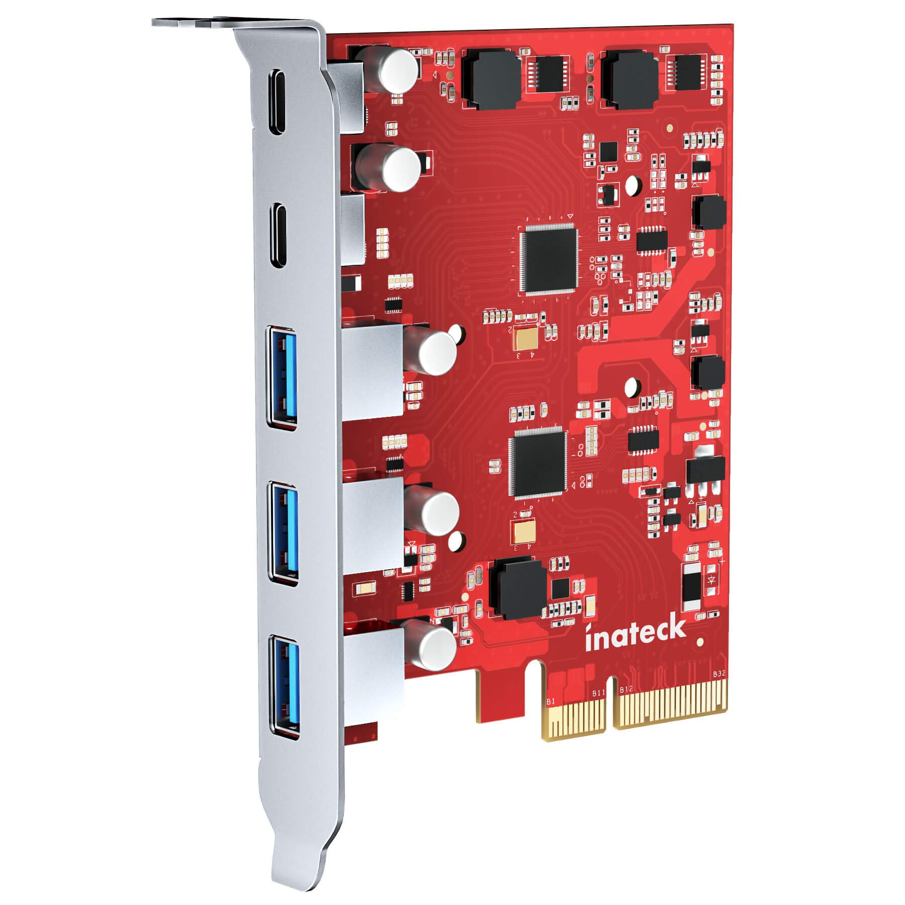 Foto 2 pulgar | Tarjeta Pcie A Usb 3.2 Gen 2 Inateck Redcomets U21 20 Gbps - Venta Internacional.
