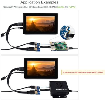 Foto 2 | Adaptador Usb Hdmi Waveshare Cm4-io-base Con 2 Usb 2.0 Y 1 Hdmi - Venta Internacional.