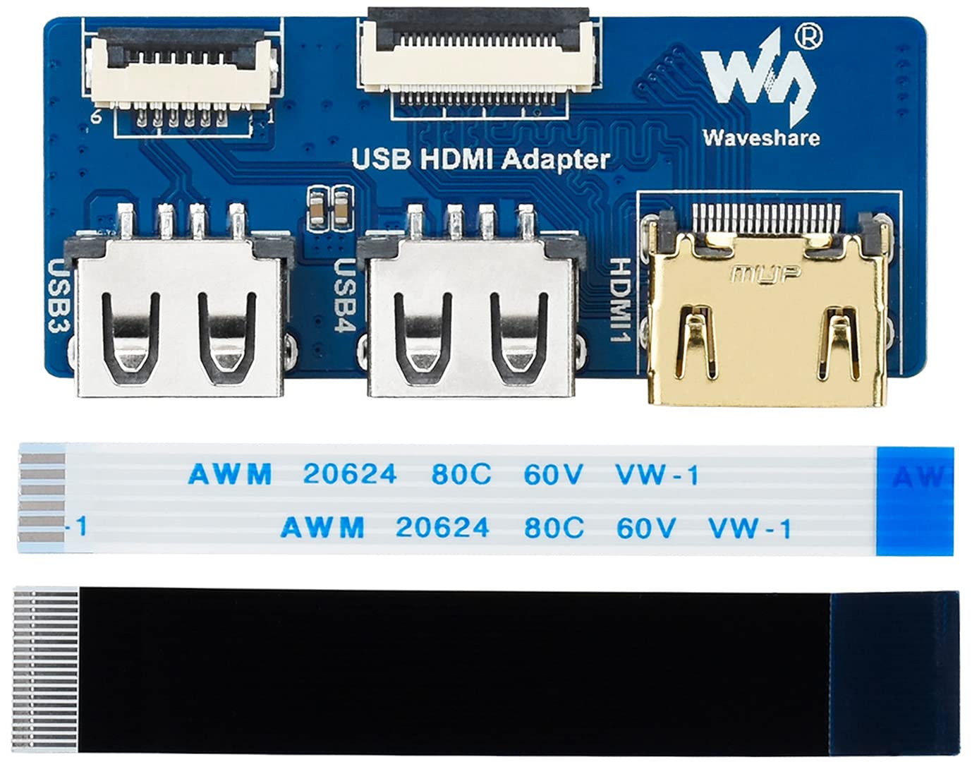 Foto 8 pulgar | Adaptador Usb Hdmi Waveshare Cm4-io-base Con 2 Usb 2.0 Y 1 Hdmi - Venta Internacional.