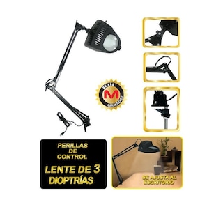 Foto 2 | Lámpara con Lupa Master Lamp-1 Perillas de Control color Negro