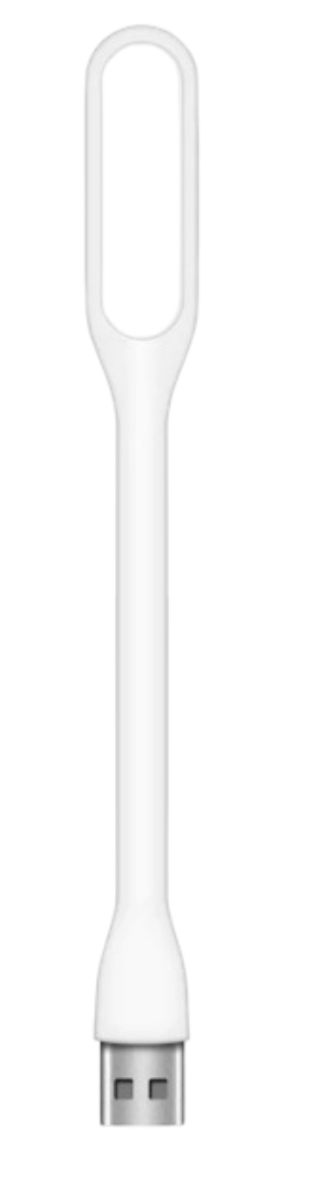 Xtellar Lámpara Led Usb Portátil Y Flexible  Ideal Para Laptop Y Pc  Diseño Slim En Blanco