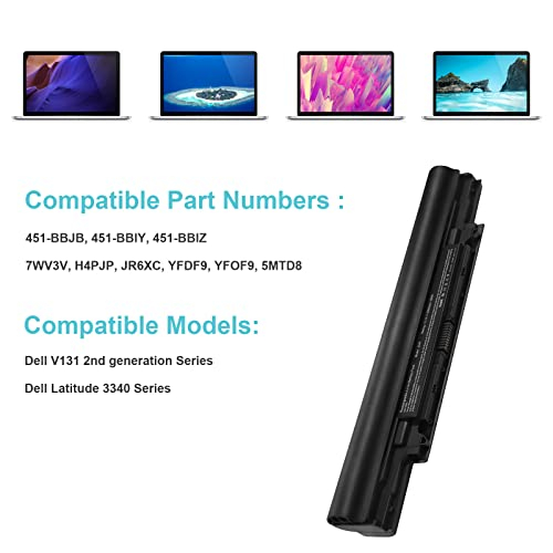 Foto 9 pulgar | Venta Internacional - Batería para Laptop 5MTD8 para Dell V131 Serie 2 Latitude 58wh
