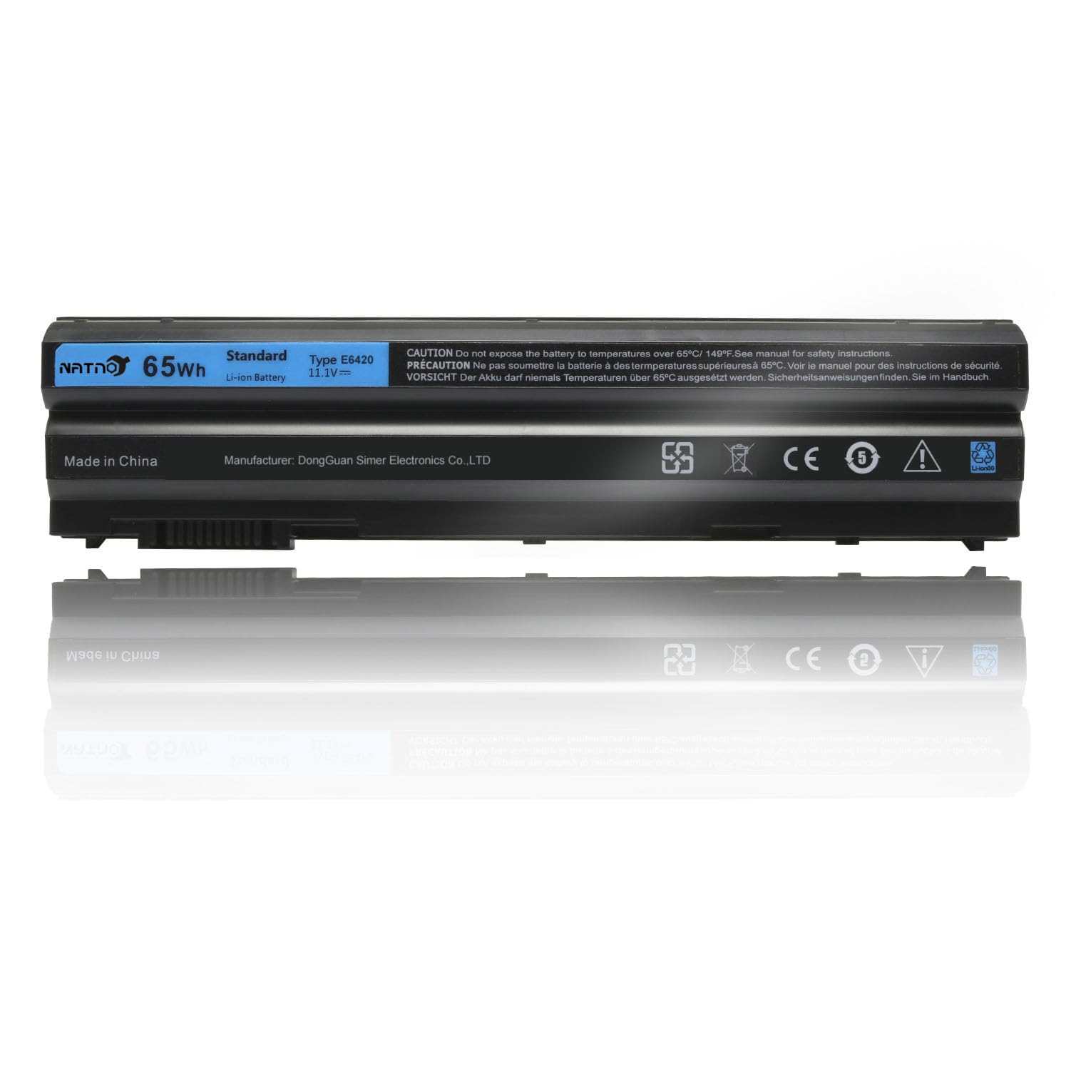 Batería para Portátil Natno T54fj 8858 X 65 Wh, 11,1 V 6 Celdas para Dell - Venta Internacional