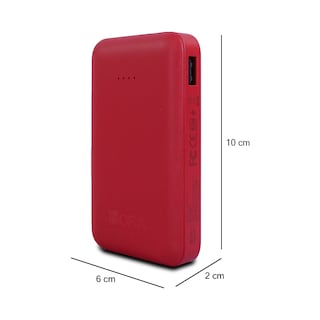 Foto 3 | Batería de Emergencia 1 Hora 5000 Mah 10w Gar261 Roja