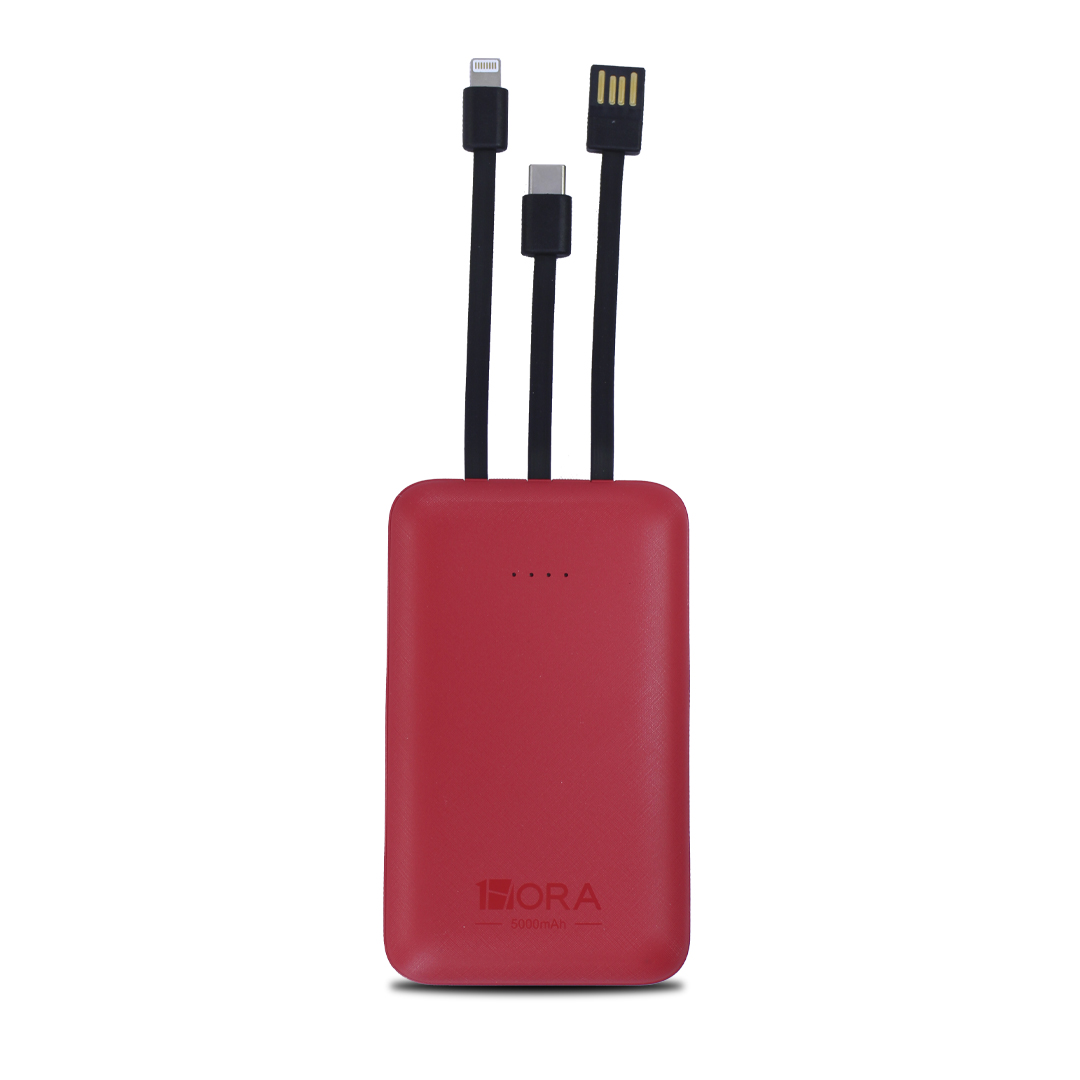 Foto 4 | Batería de Emergencia 1 Hora 5000 Mah 10w Gar261 Roja