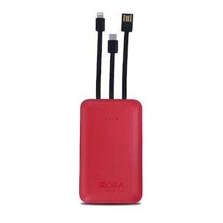 Foto 4 | Batería de Emergencia 1 Hora 5000 Mah 10w Gar261 Roja