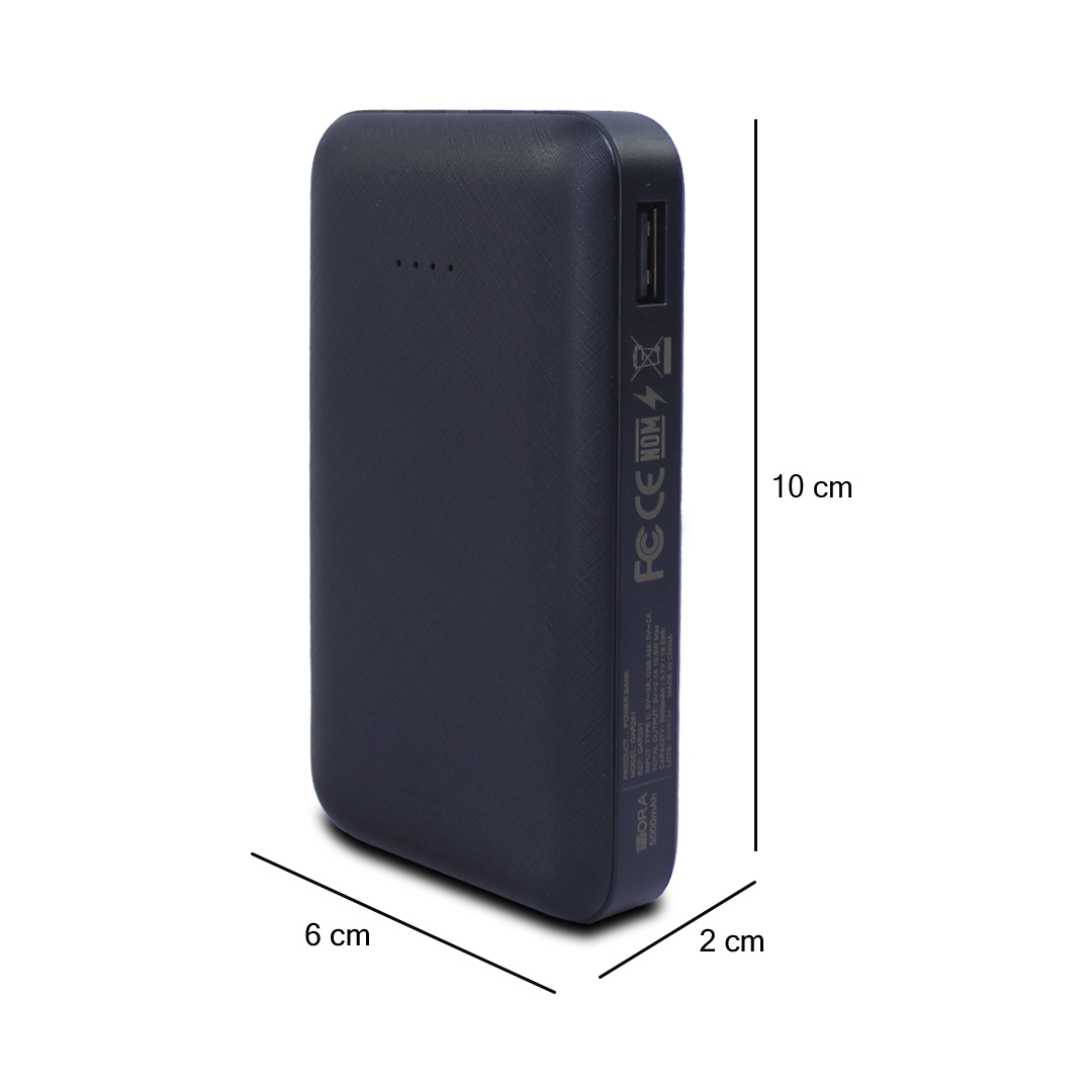Foto 2 | Batería de Emergencia 1 Hora Power Bank 5000 Mah 10w Gar261 Negra