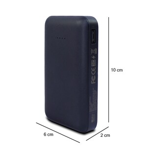 Foto 2 | Batería de Emergencia 1 Hora Power Bank 5000 Mah 10w Gar261 Negra