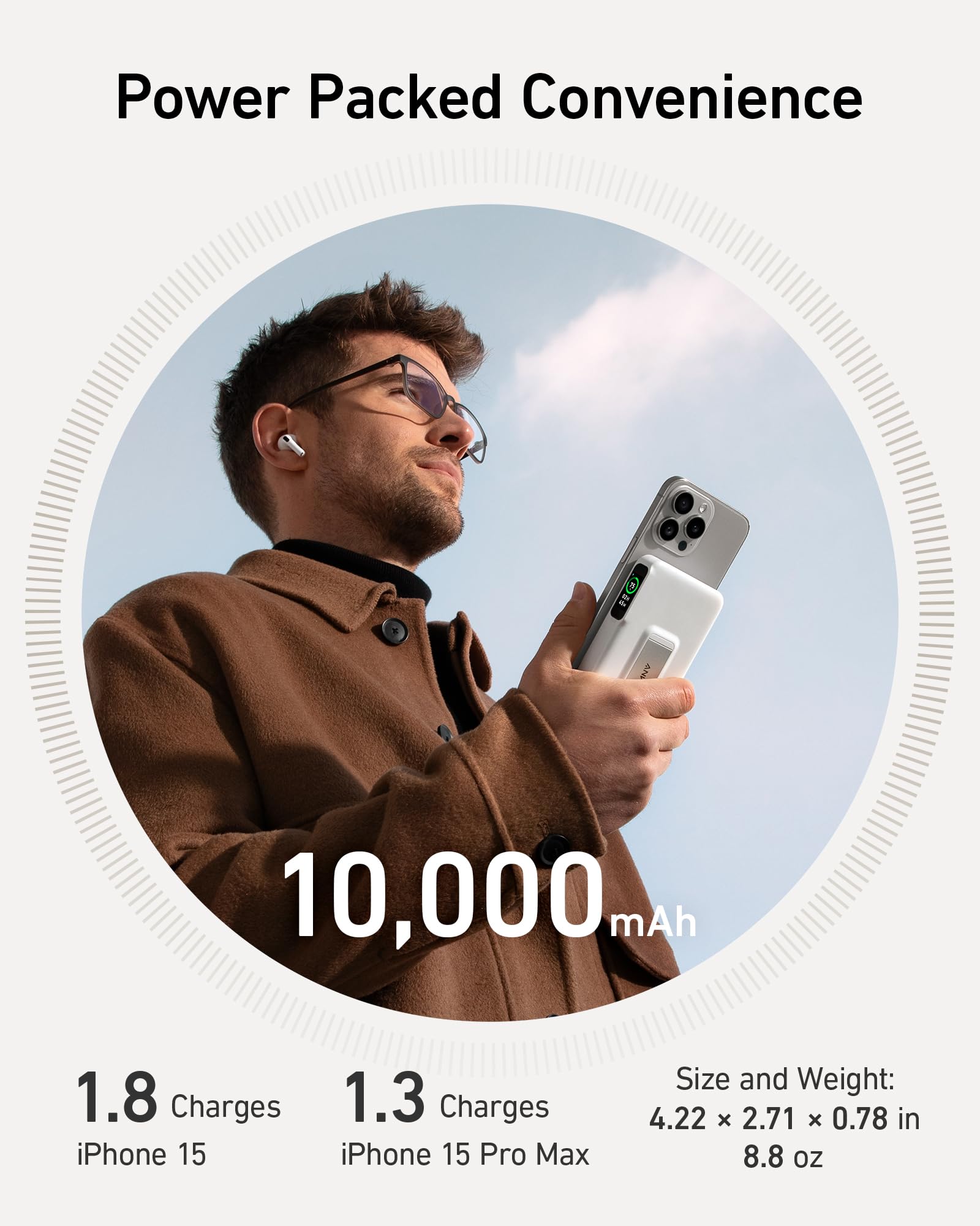 Foto 5 pulgar | Batería Externa Anker Maggo de 10.000 Mah 15 w Certificación Qi2 - Venta Internacional