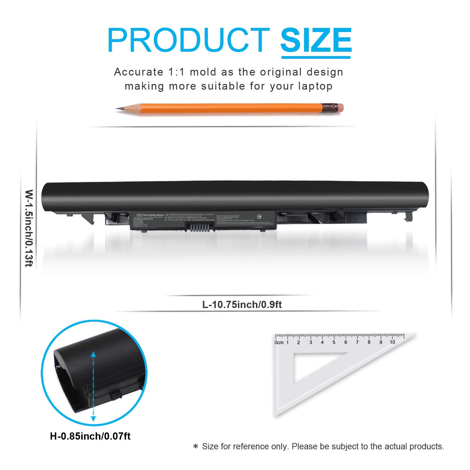 Foto 2 | Batería Emanjor Jc04 Jc03 919700-850 919681-421 Para Hp 15-bs 17-bs 15-bw 15-bs0xx 17-bs0xx 15-bs1xx - Venta Interna