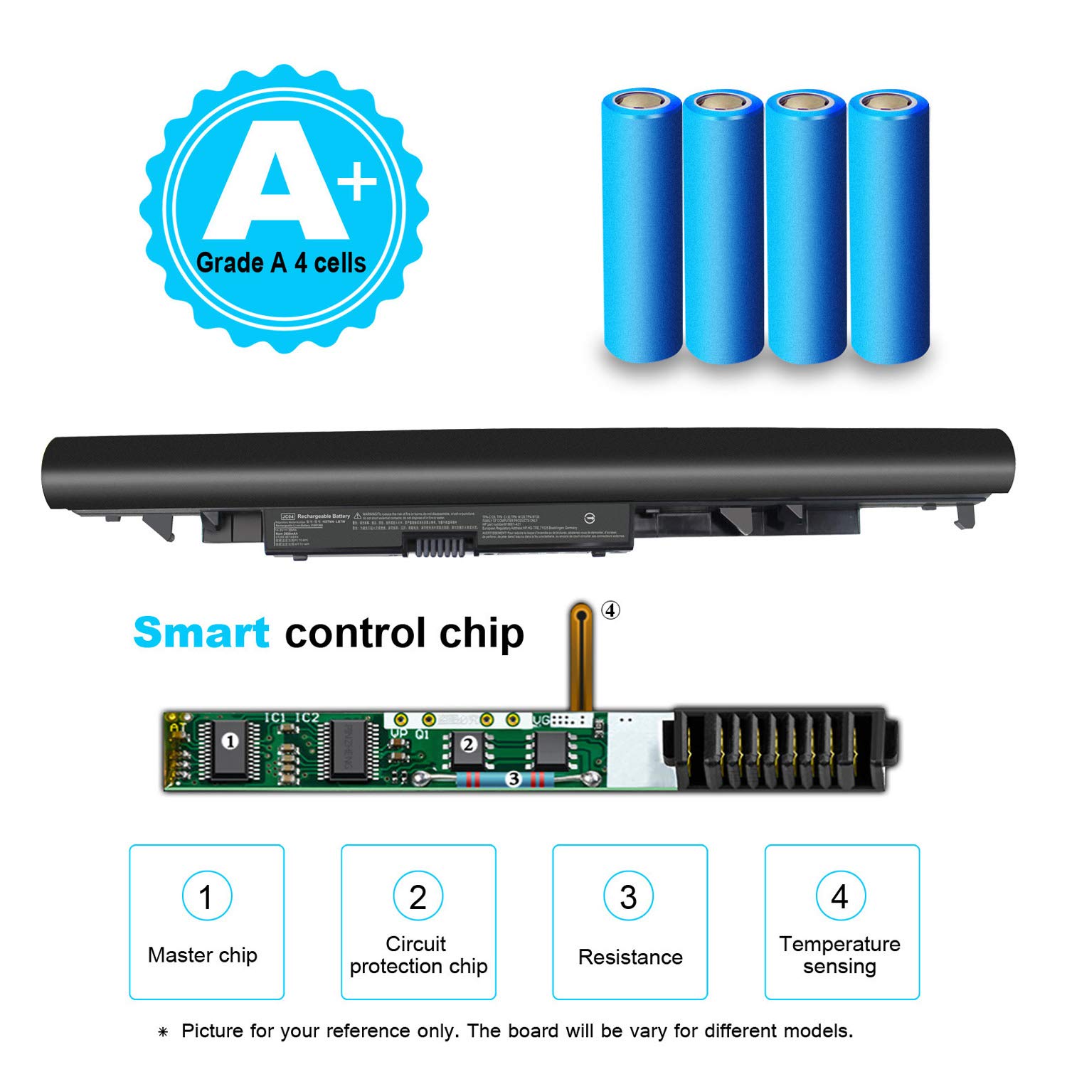 Foto 5 pulgar | Batería Emanjor Jc04 Jc03 919700-850 919681-421 Para Hp 15-bs 17-bs 15-bw 15-bs0xx 17-bs0xx 15-bs1xx - Venta Interna