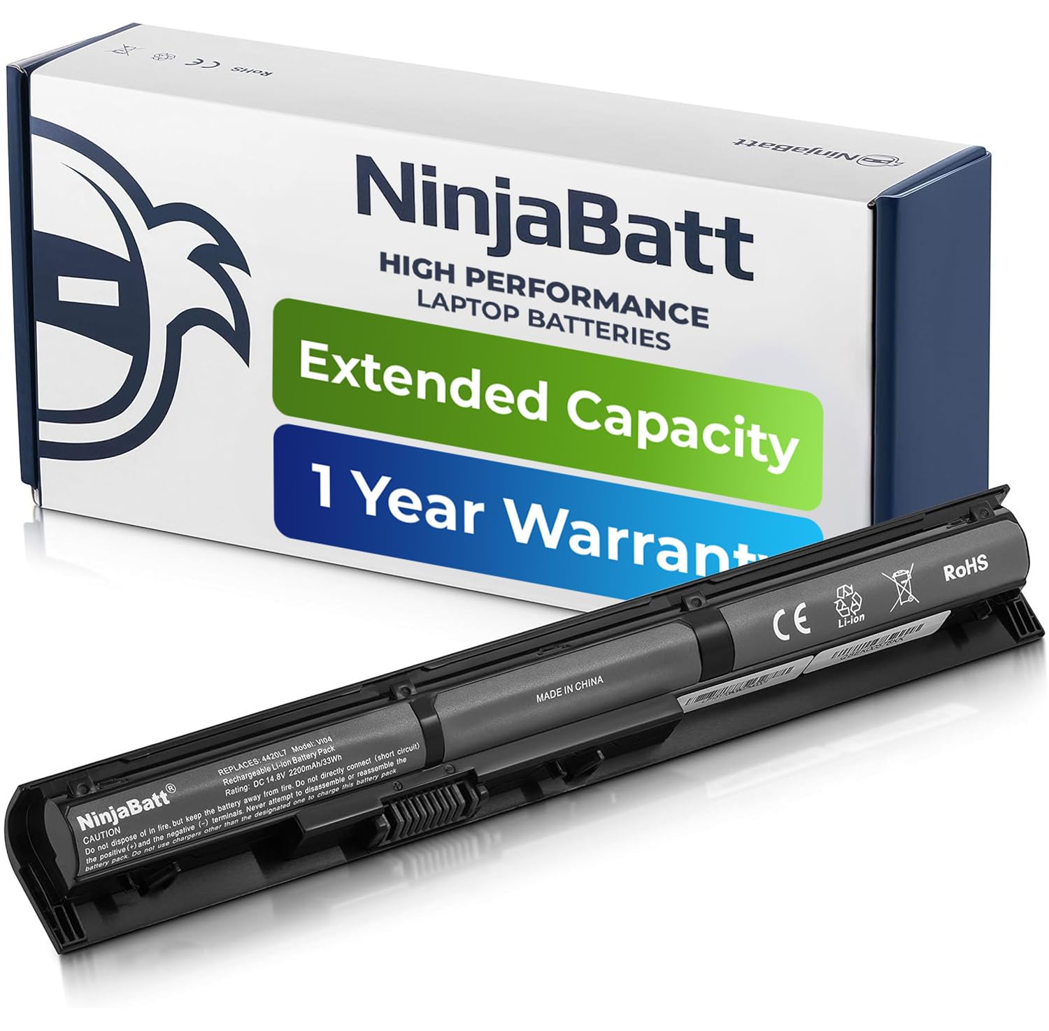 Batería Ninjabatt De Alto Rendimiento Para Hp 756743-001 V104 - Venta Internacional.