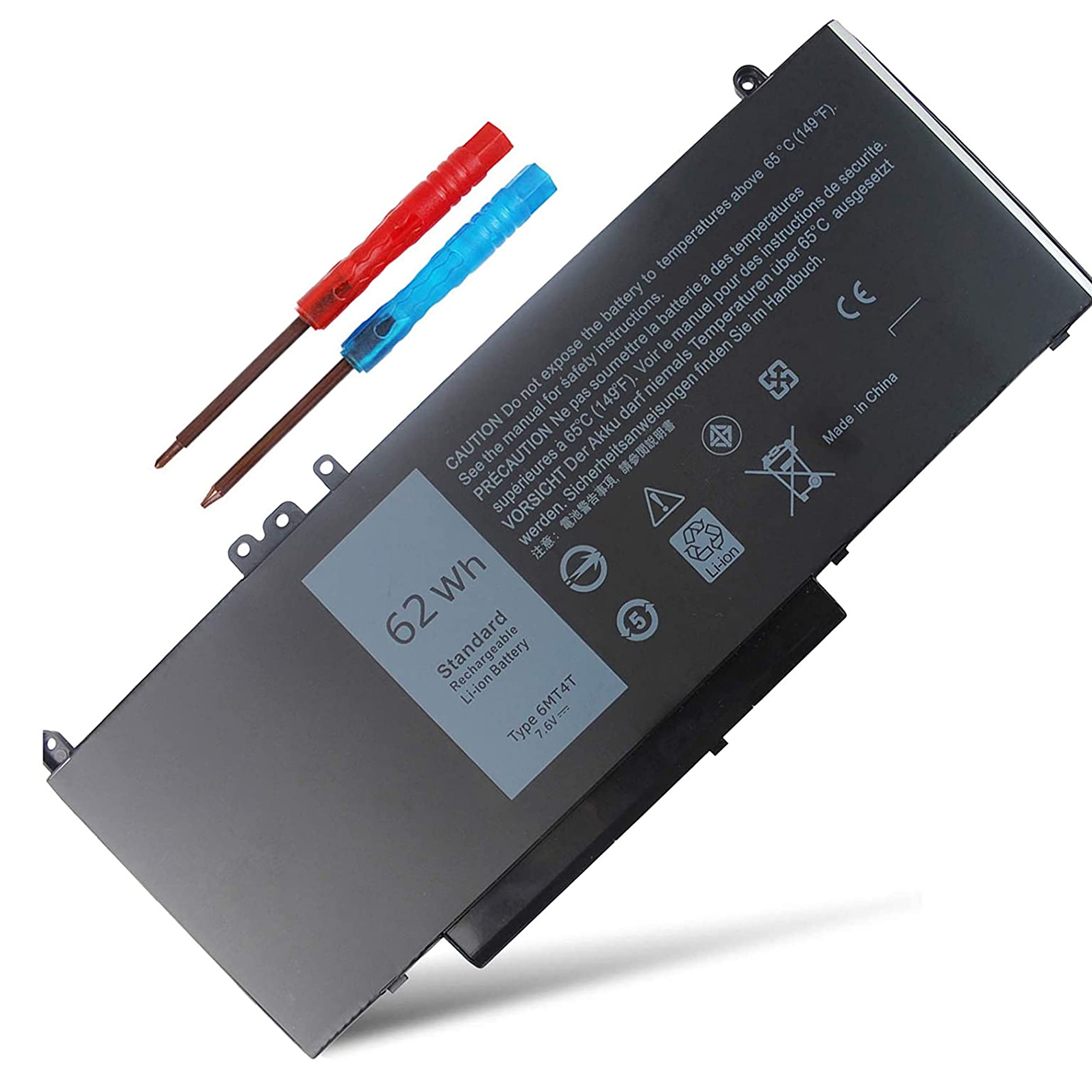 Batería Bovekey 6mt4t E5470 E5570 62 Wh 7,6 V Para Dell Latitude - Venta Internacional.