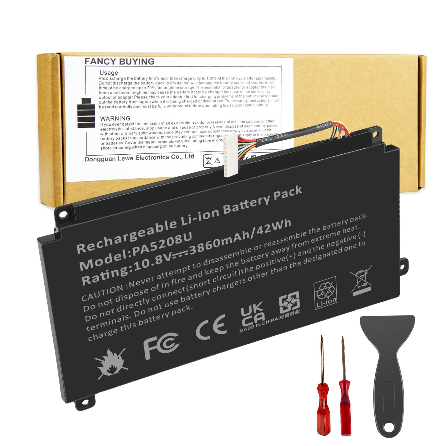 Batería Para Portátil Fancy Buying Pa5208u-1brs 3860 Mah 10,8 V - Venta Internacional.