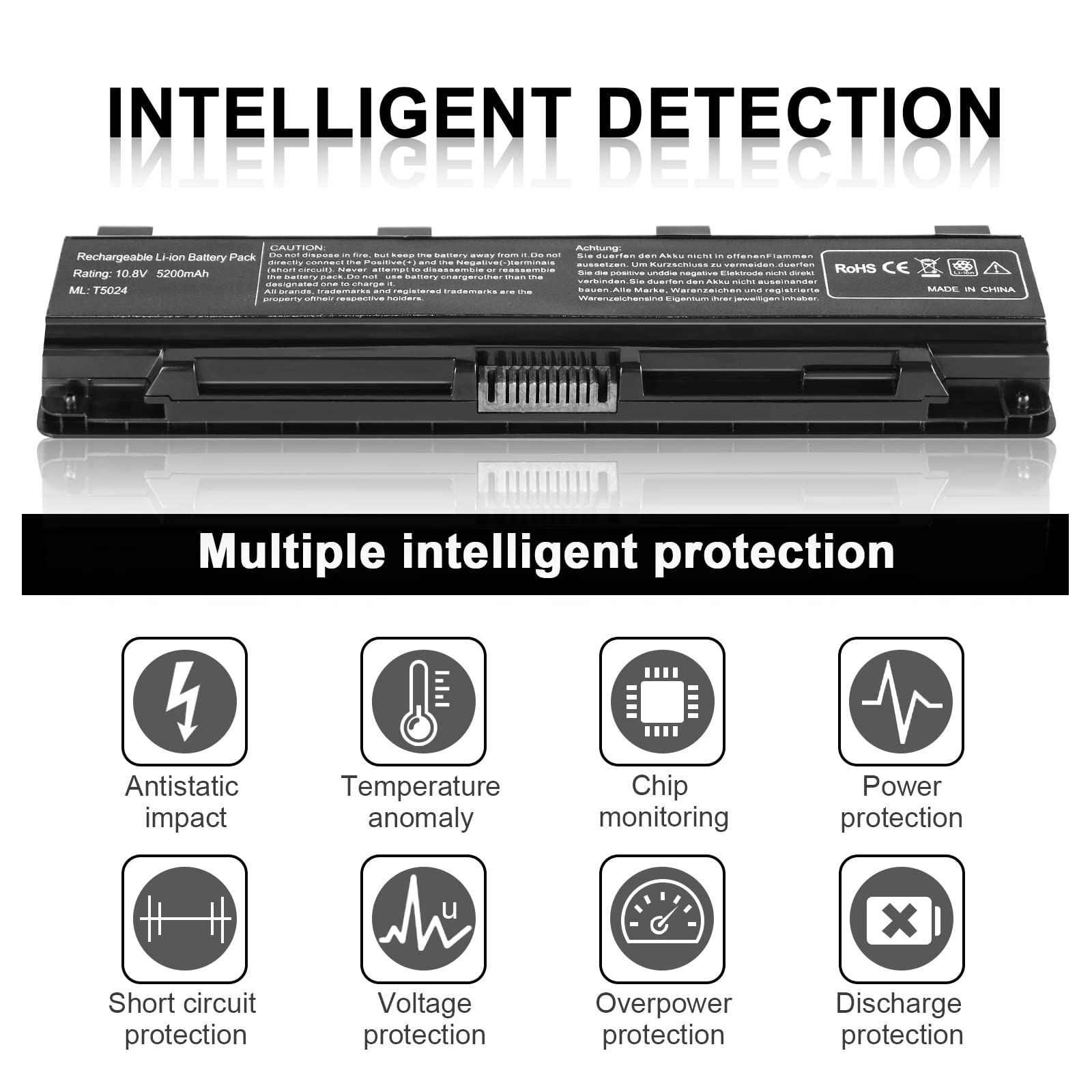 Foto 4 | Batería De Repuesto Tskybear Pa5024u-1brs Para Toshiba Satellite - Venta Internacional.