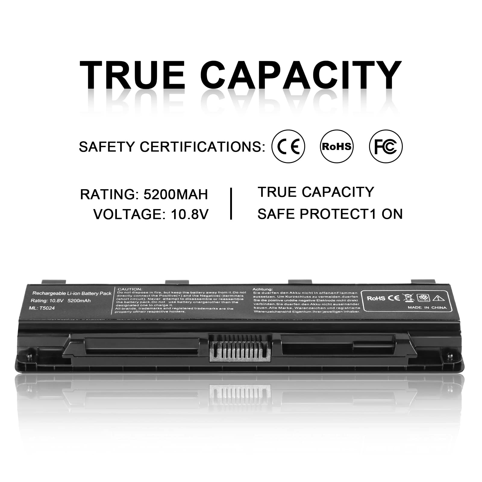 Foto 6 pulgar | Batería De Repuesto Tskybear Pa5024u-1brs Para Toshiba Satellite - Venta Internacional.