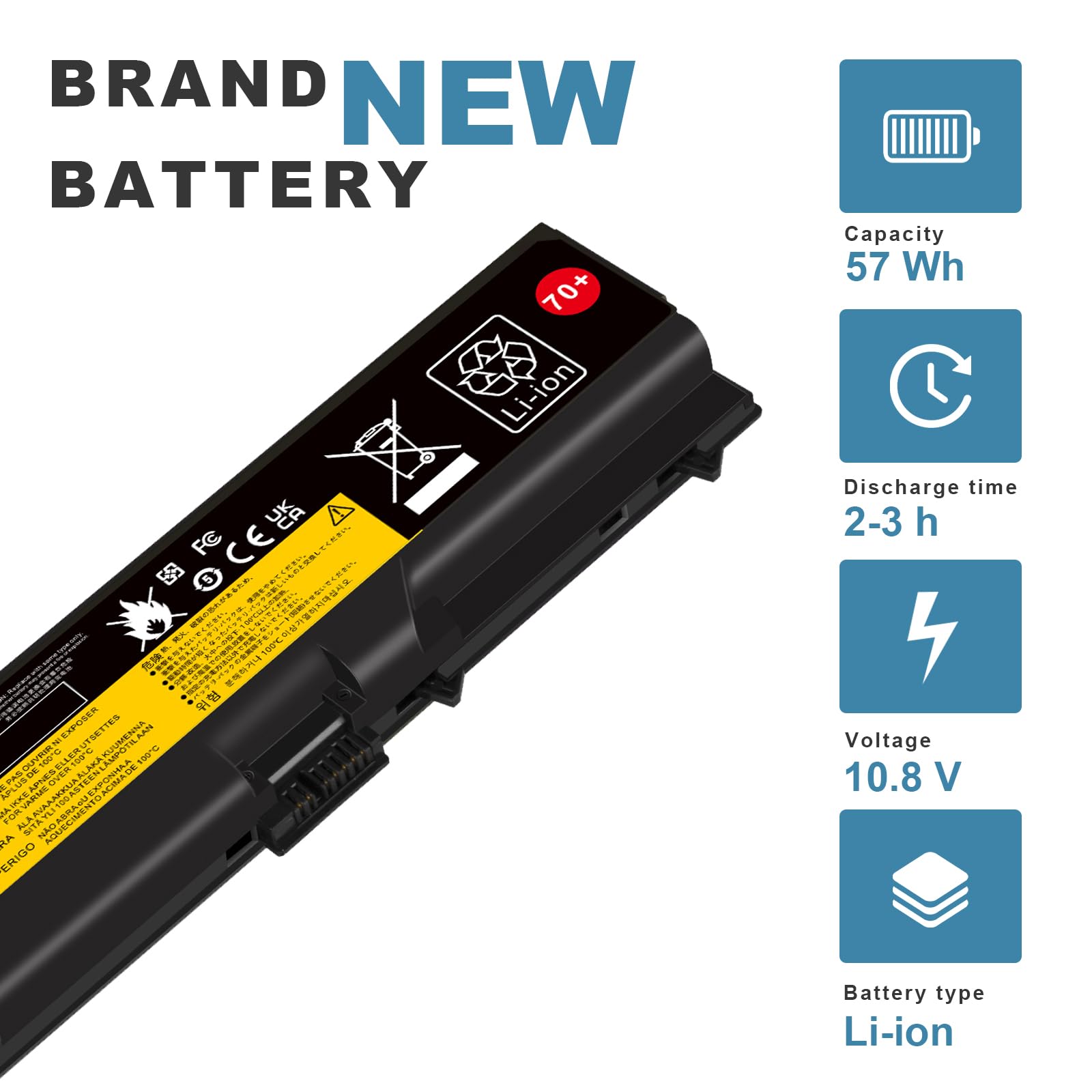 Foto 2 | Batería De Ordenador Portátil Tree.nb Para Lenovo Thinkpad T420 T520 T430 T430i T530 T530i W530 L530 L430 - Ve