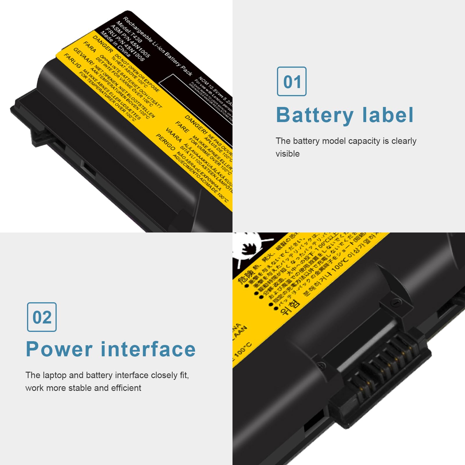 Foto 4 | Batería De Ordenador Portátil Tree.nb Para Lenovo Thinkpad T420 T520 T430 T430i T530 T530i W530 L530 L430 - Ve