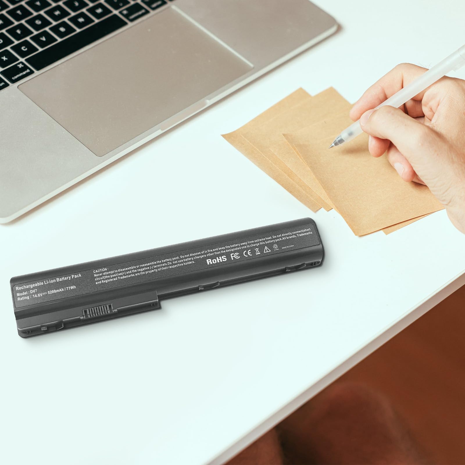 Foto 7 | Batería Portátil Fancy Buying De 8 Celdas De 5200 Mah Para Hp Hdx18 - Venta Internacional.