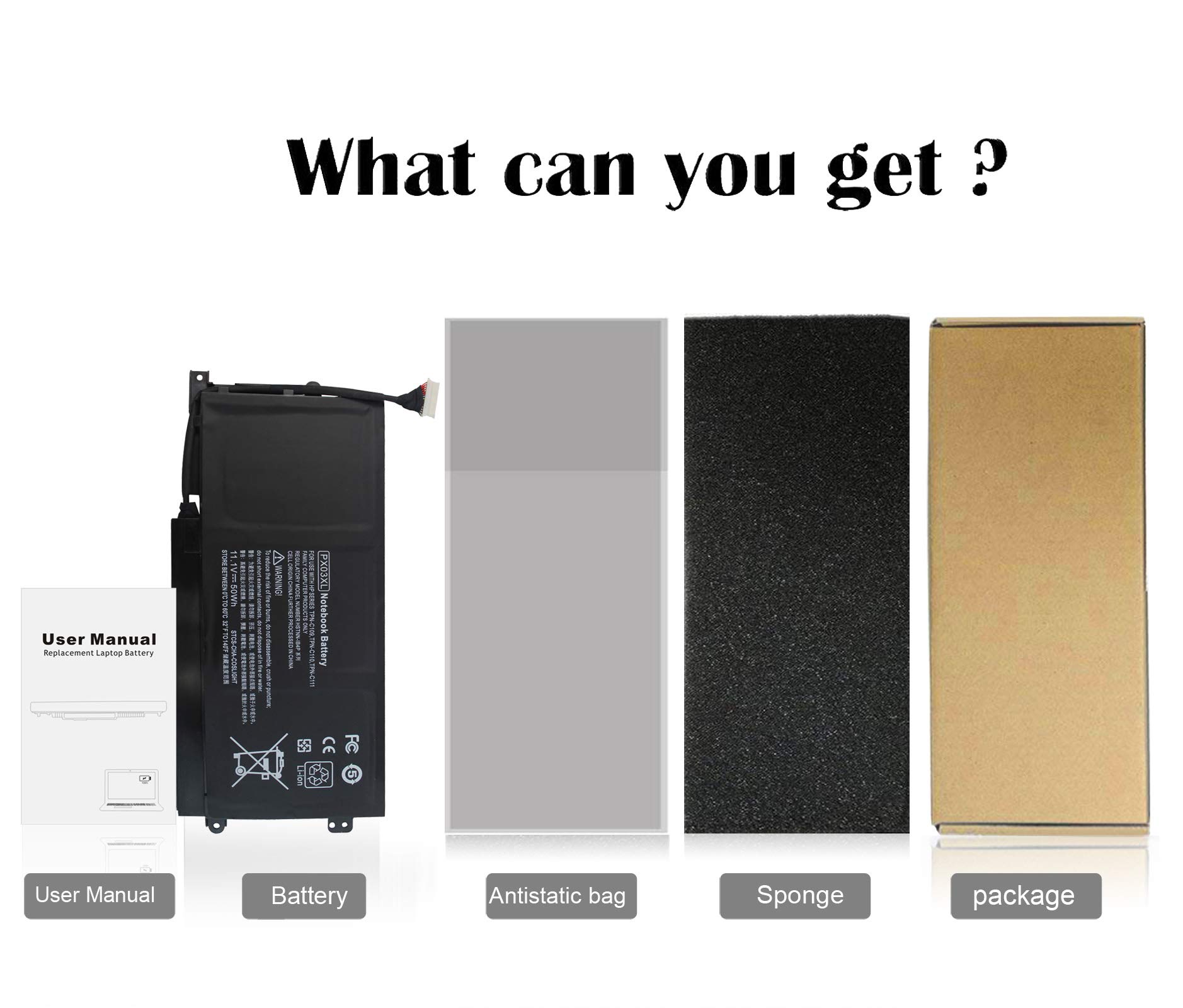 Foto 6 | Batería Portátil Dmkaollk Px03xl Para Hp Envy 14 Touchsmart M6 - Venta Internacional.