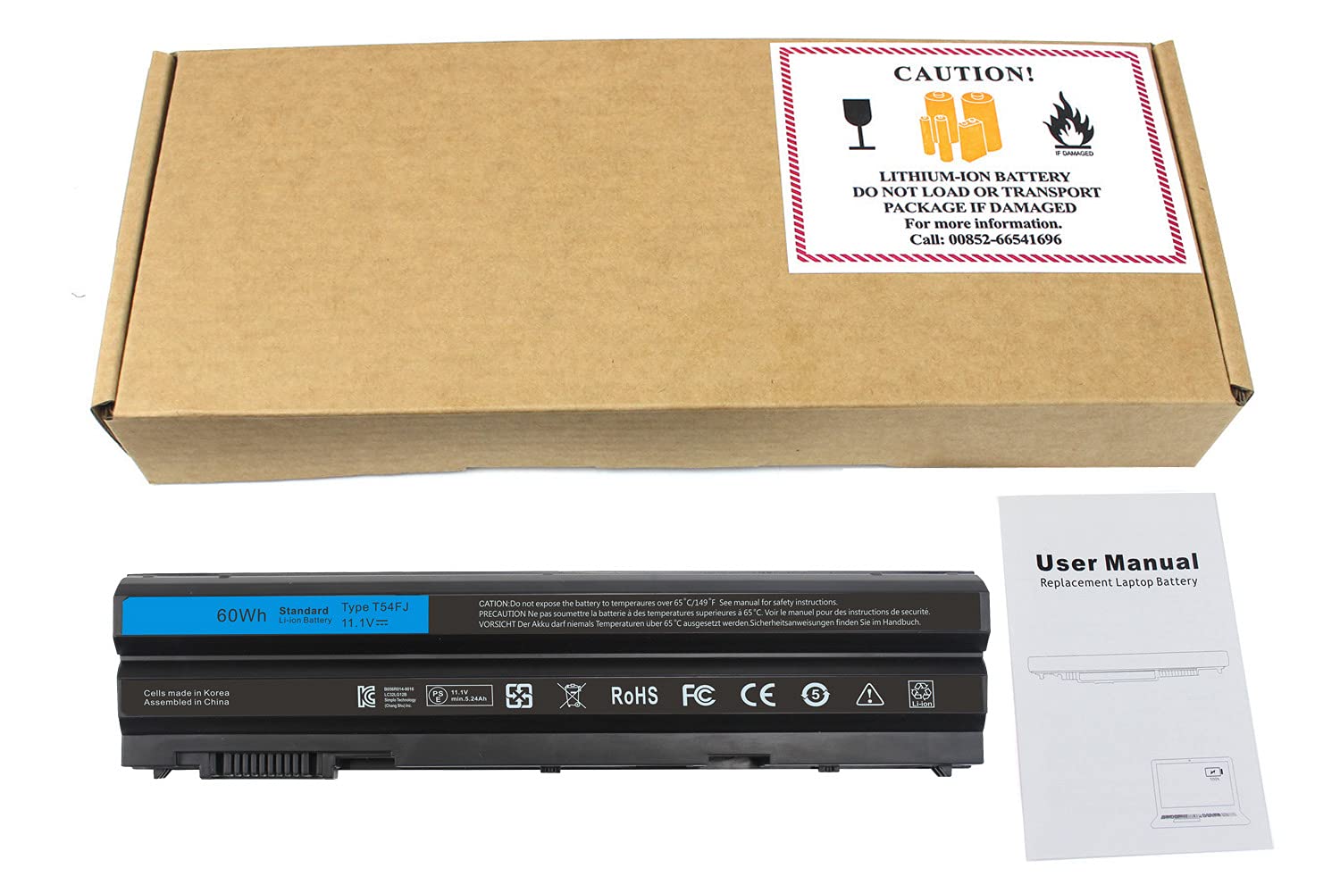 Foto 8 pulgar | Batería Gomarty E6420 T54fj De 60 Wh, 11,1 V, Para Dell Inspiron - Venta Internacional.