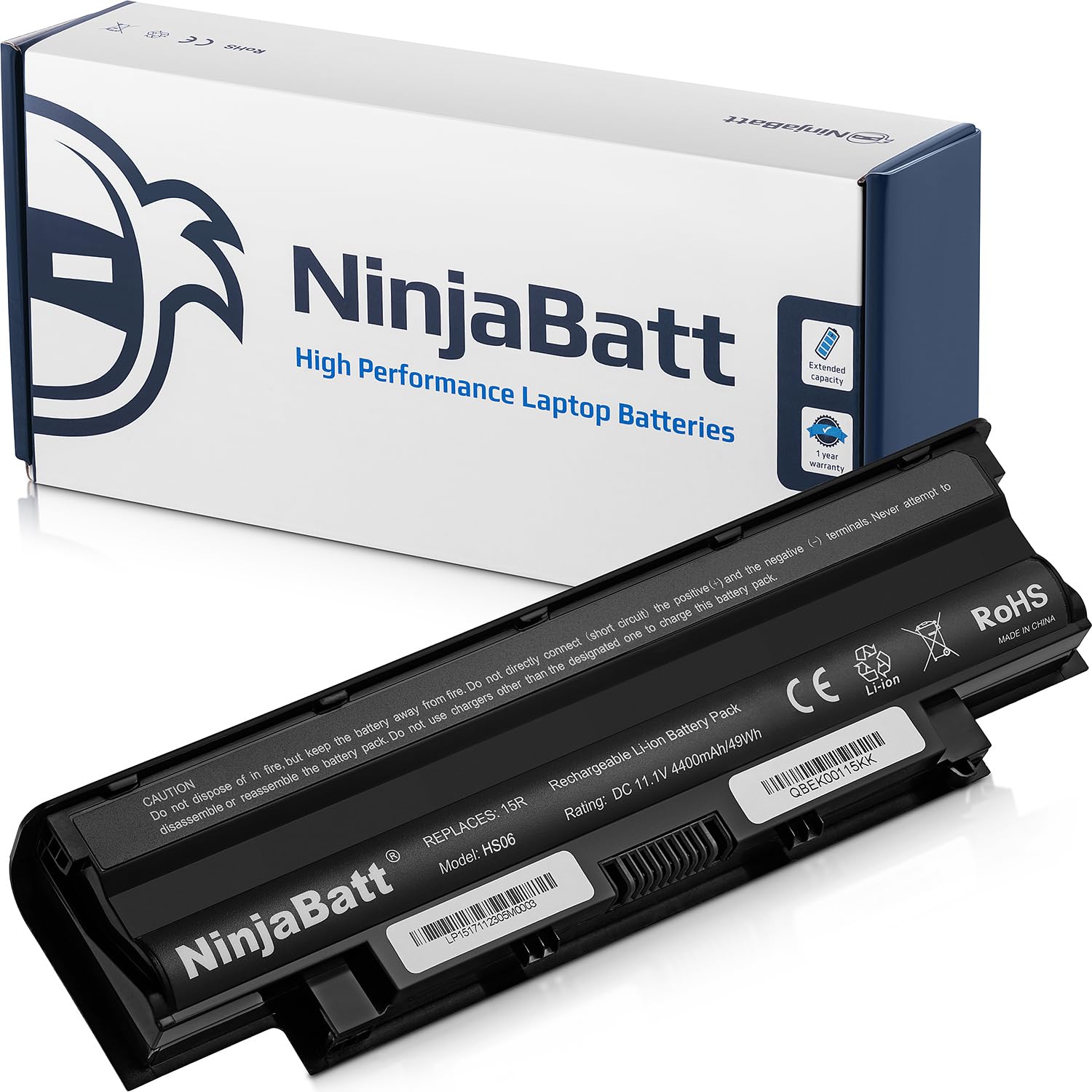 Foto 2 pulgar | Batería Ninjabatt Para Dell J1knd N7110 N5010 N4110 N7010 - Venta Internacional.