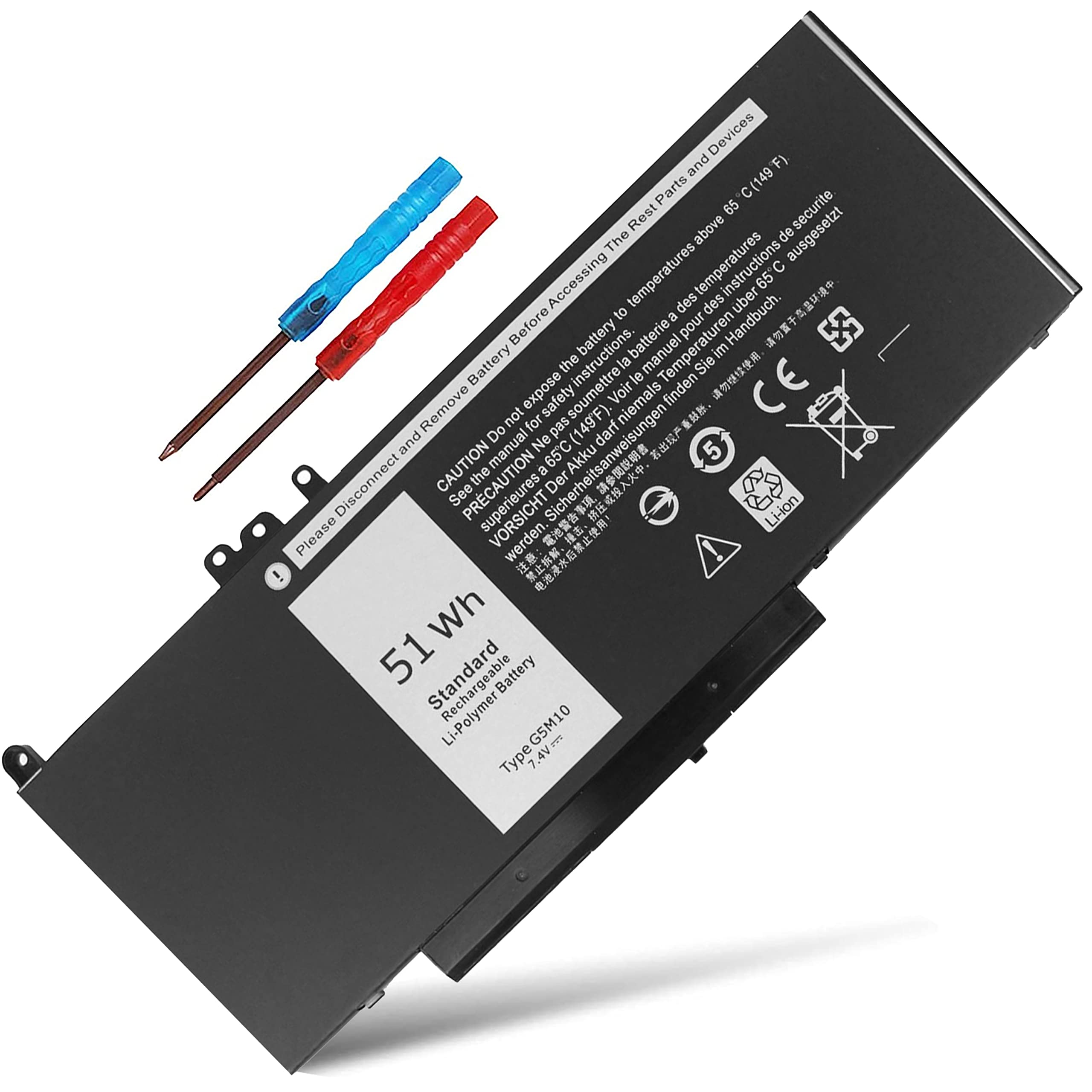 Foto 2 pulgar | Batería Bovekey G5m10 7,4 V 51 Wh Para Dell Latitude 14 15 - Venta Internacional.