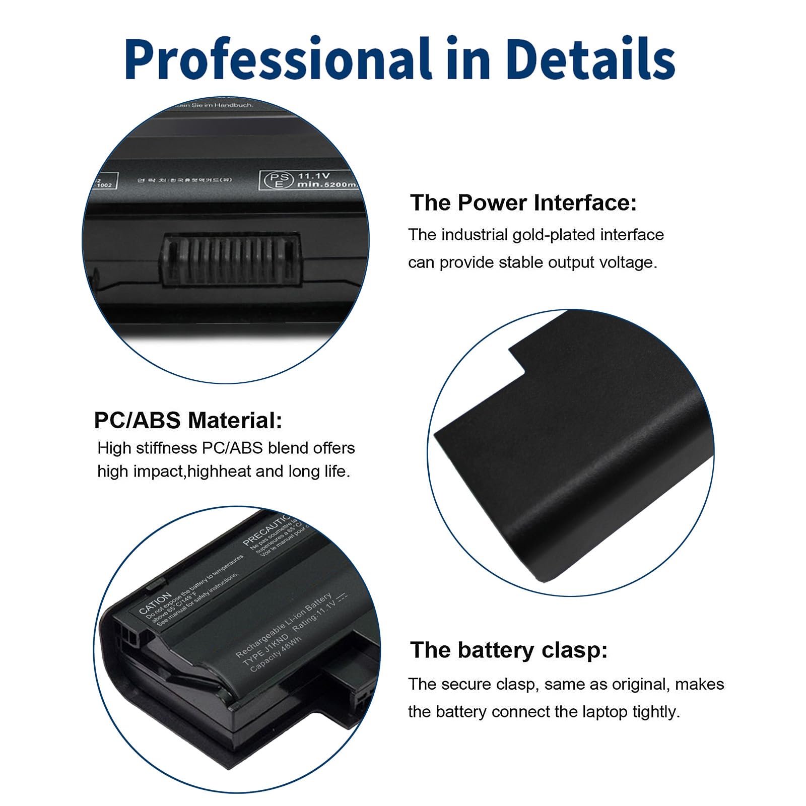 Foto 4 pulgar | Batería Para Portátil Tevelmick J1knd 11,1 V 48 Wh Para Dell Inspiron - Venta Internacional.