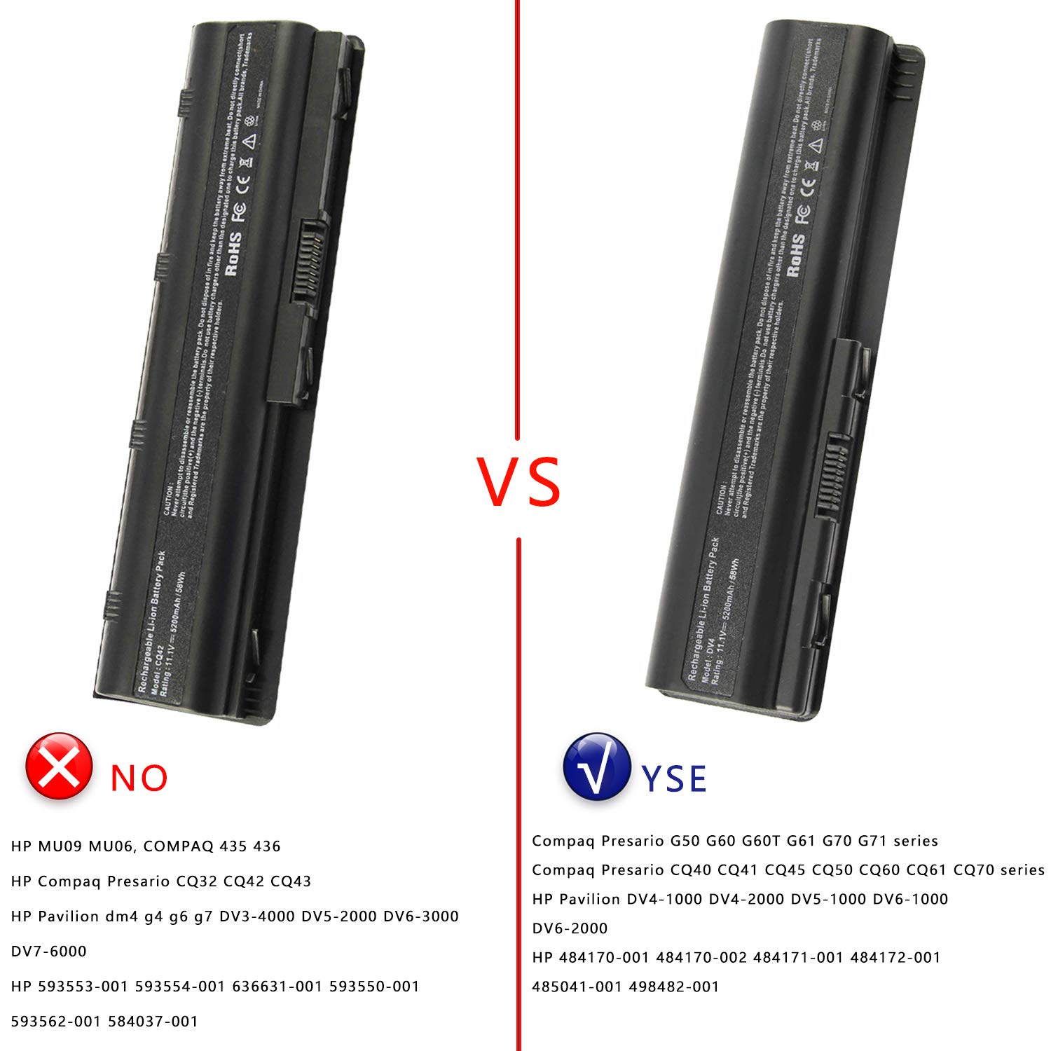 Foto 6 pulgar | Batería Portátil Fancy Buying Para Hp Dv4 Hstnn-cb72 11,1 V 5200 Mah - Venta Internacional.