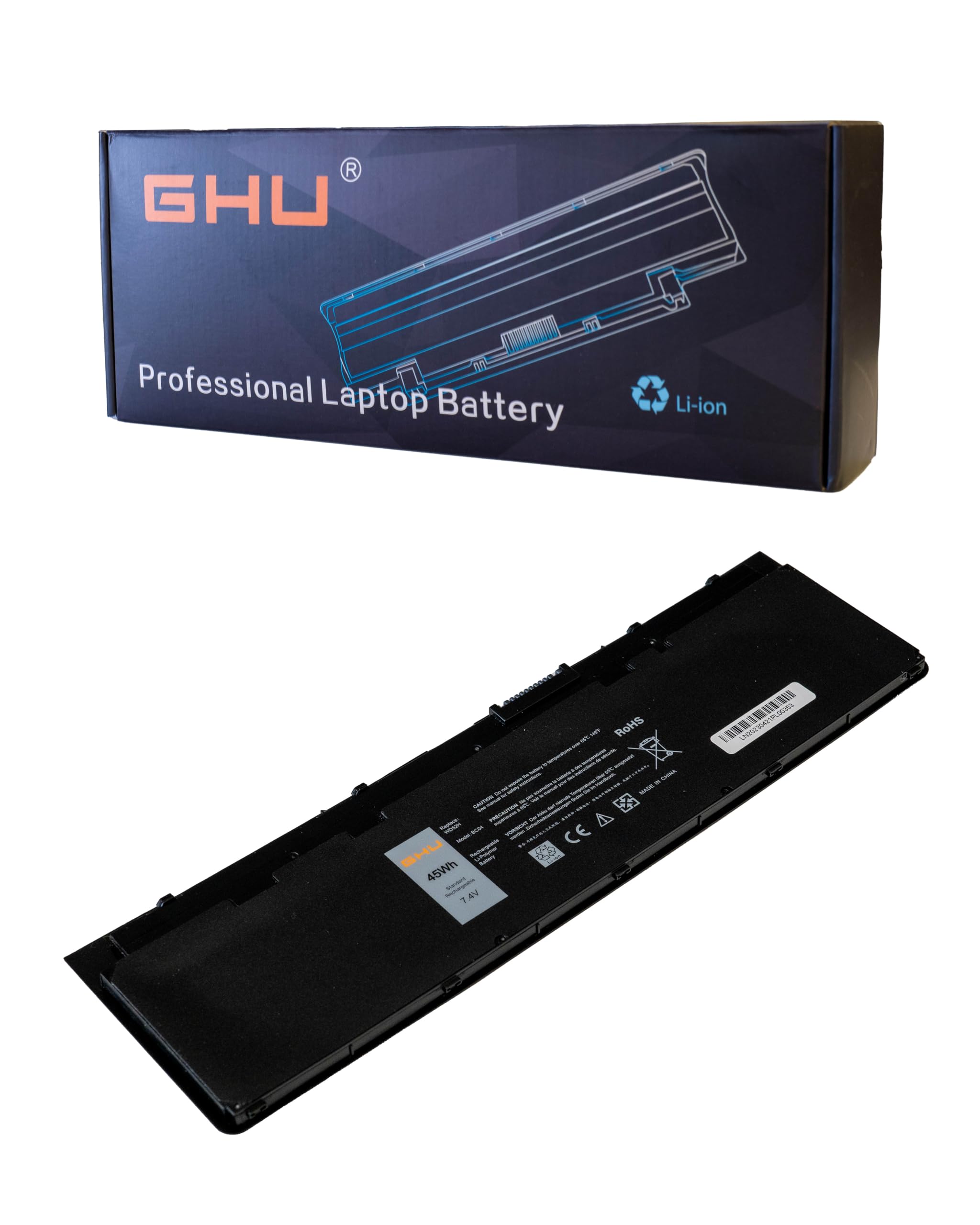 Batería Ghu Premium De 45 Wh Para Dell Latitude E7240/e7250 - Venta Internacional.