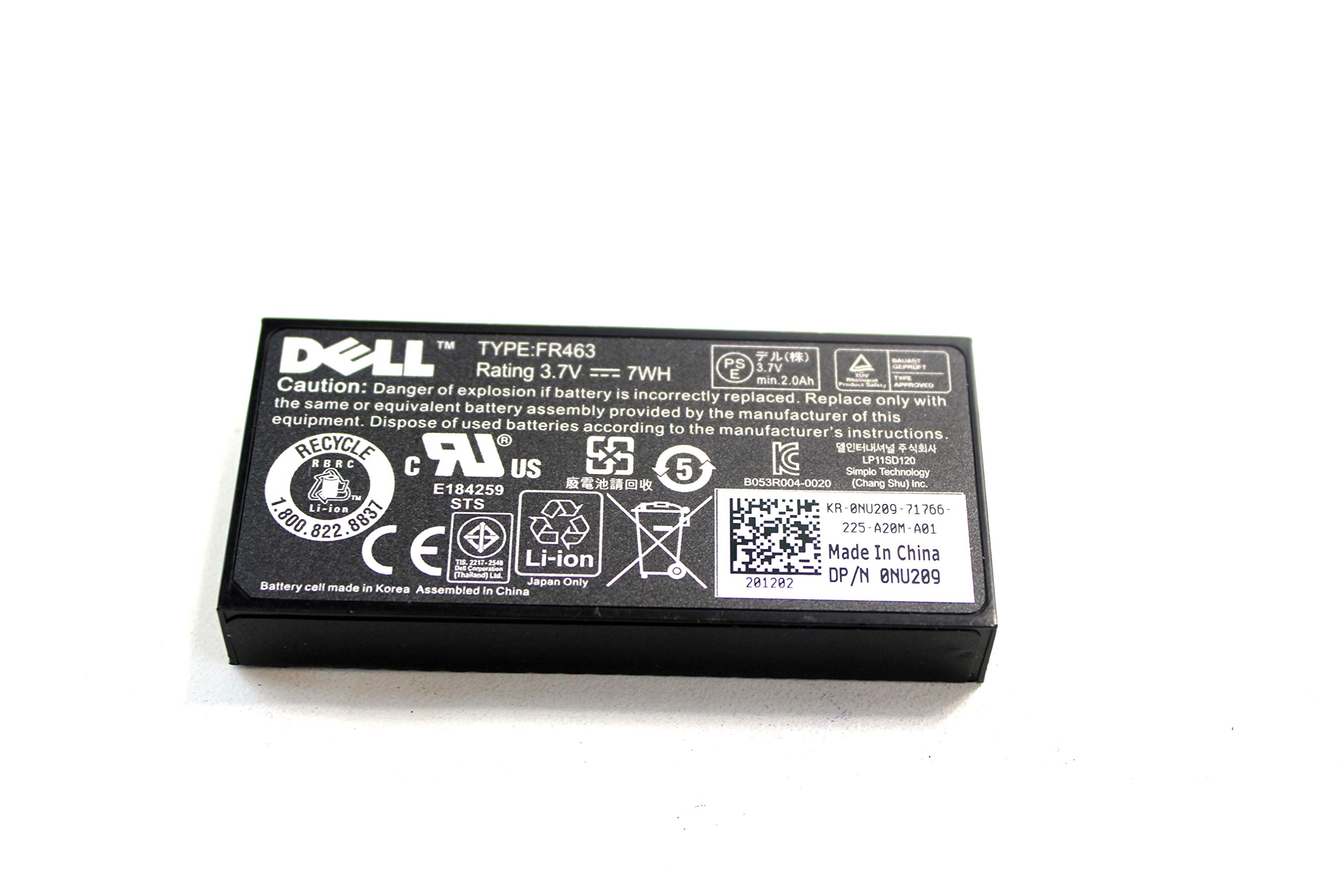 Batería Dell Fr463 Para Poweredge Perc 5i 6i P9110 Nu209 U8735 - Venta Internacional.