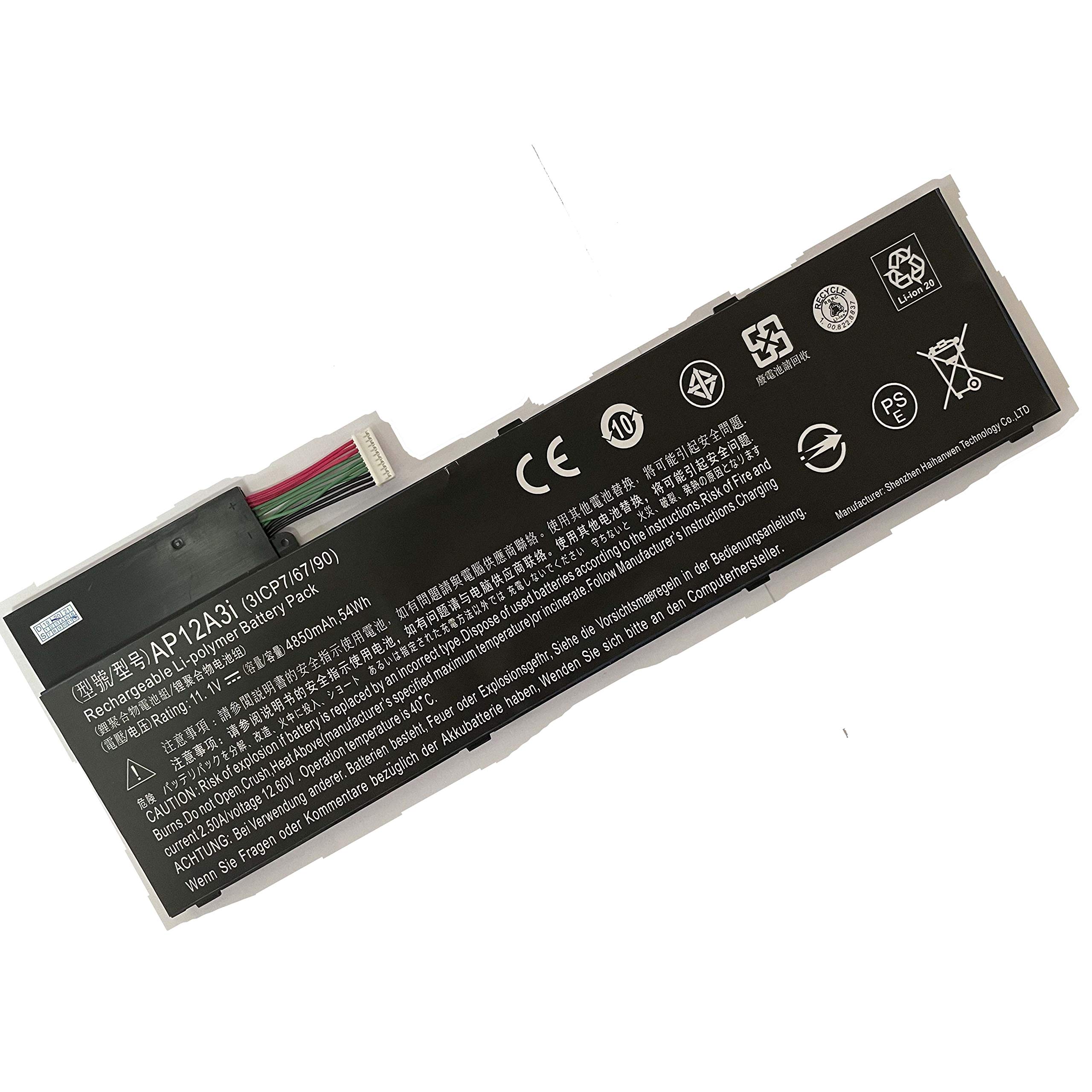 Foto 1 | Batería Para Portátil Ap12a3i 11,1 V 54 Wh Para Acer Aspire - Venta Internacional.