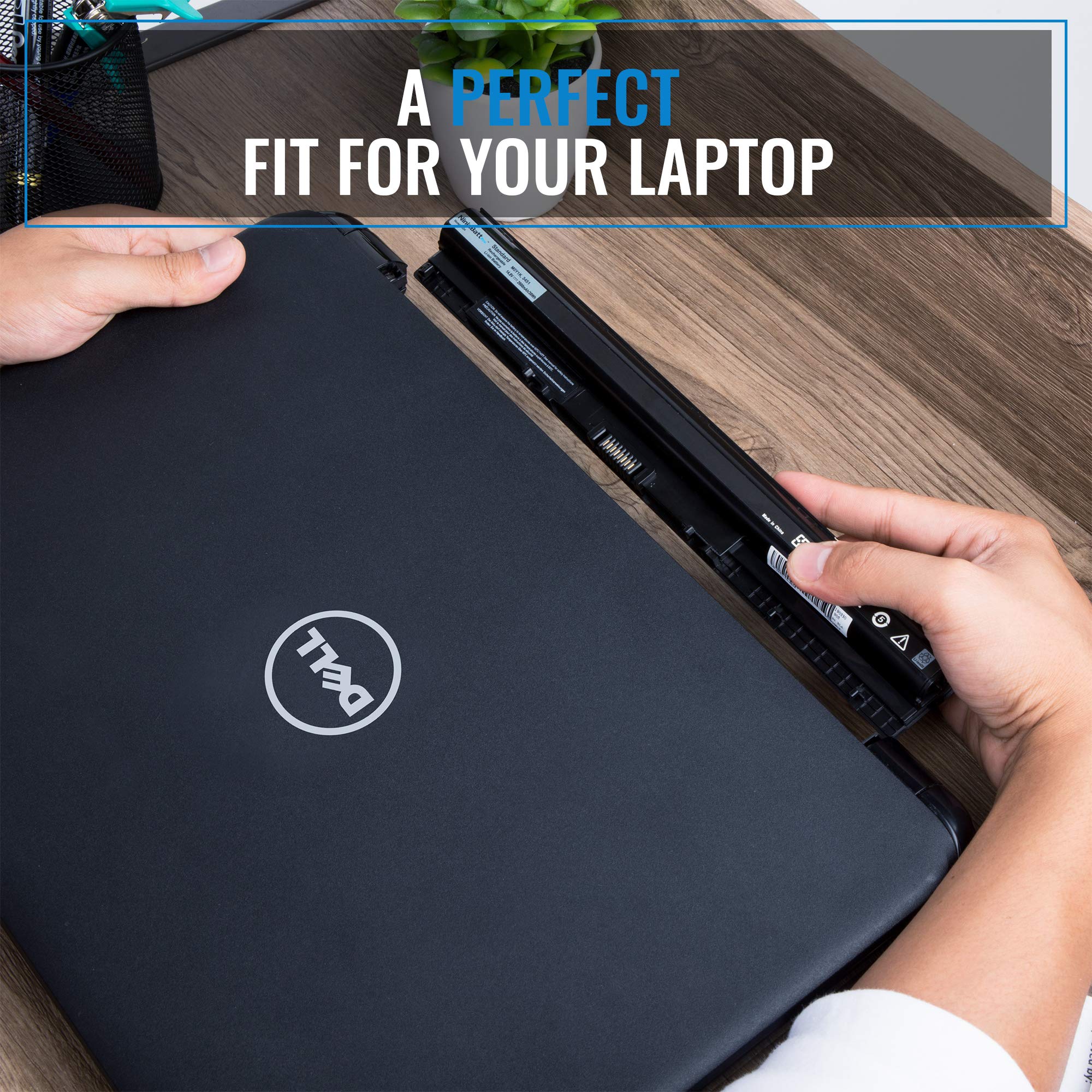 Foto 5 | Batería Ninjabatt Pro M5y1k 2600 Mah/38 Wh Para Dell Inspiron - Venta Internacional.