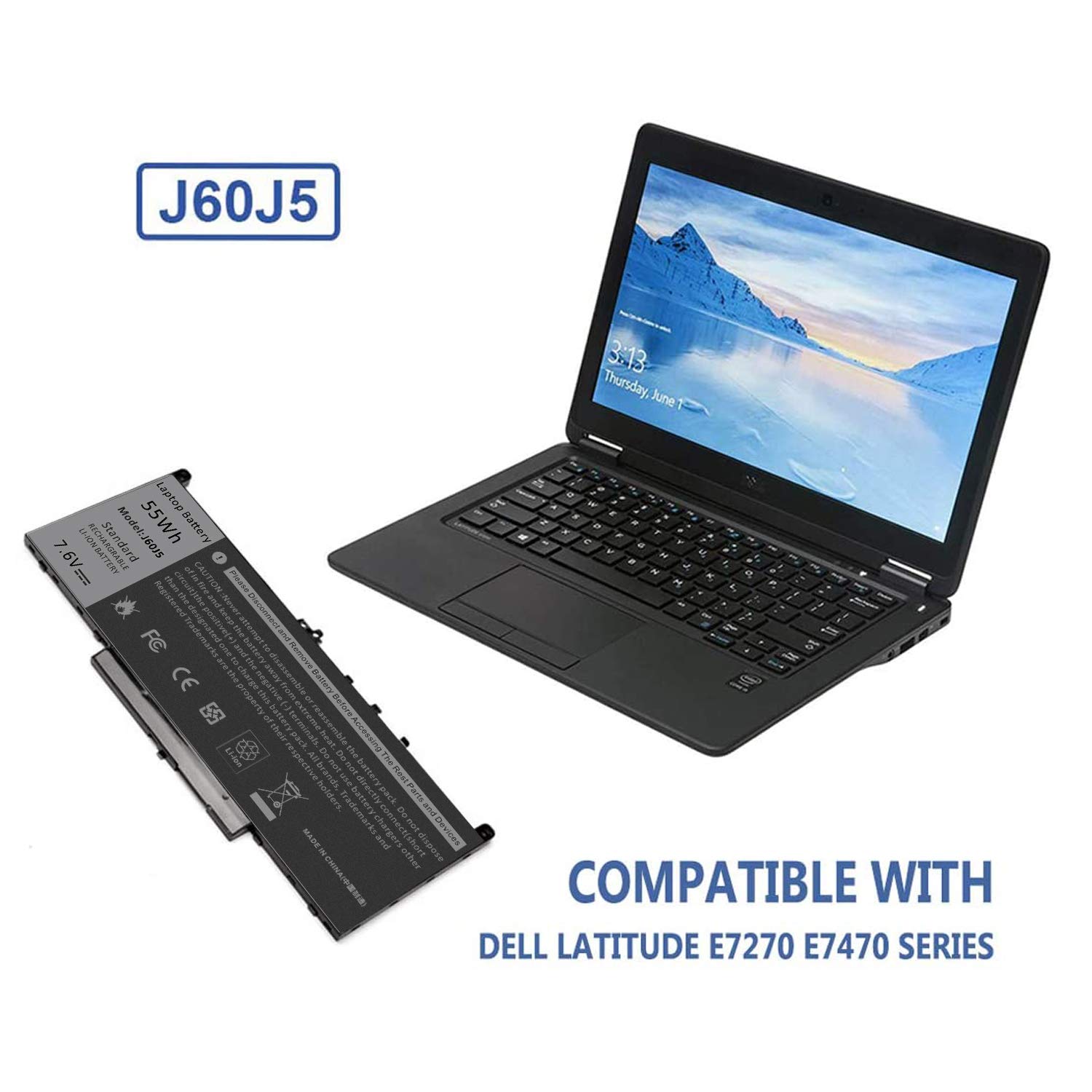Foto 6 pulgar | Batería Fancy: Comprar J60j5 E7470 E7270 Para Dell Latitude - Venta Internacional.