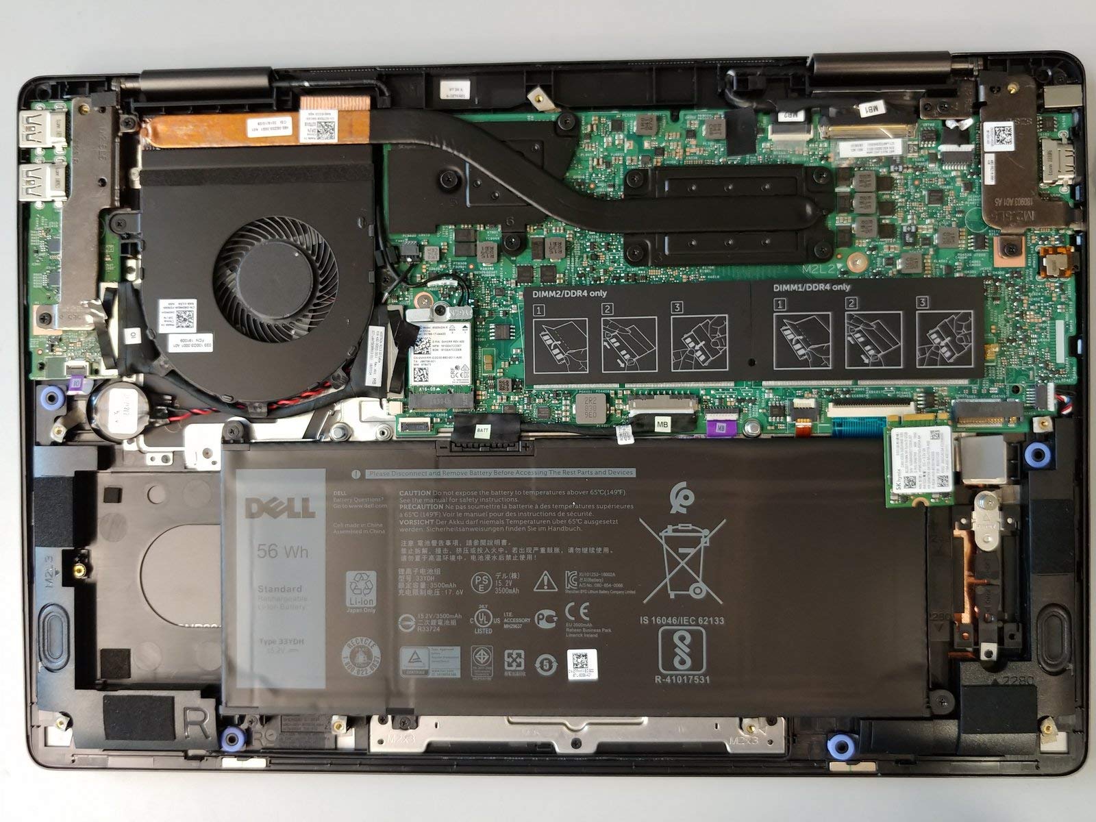 Foto 3 pulgar | Batería Recargable Dell 33ydh 15,2 V, 3500 Mah, 56 Wh, 4 Celdas - Venta Internacional.