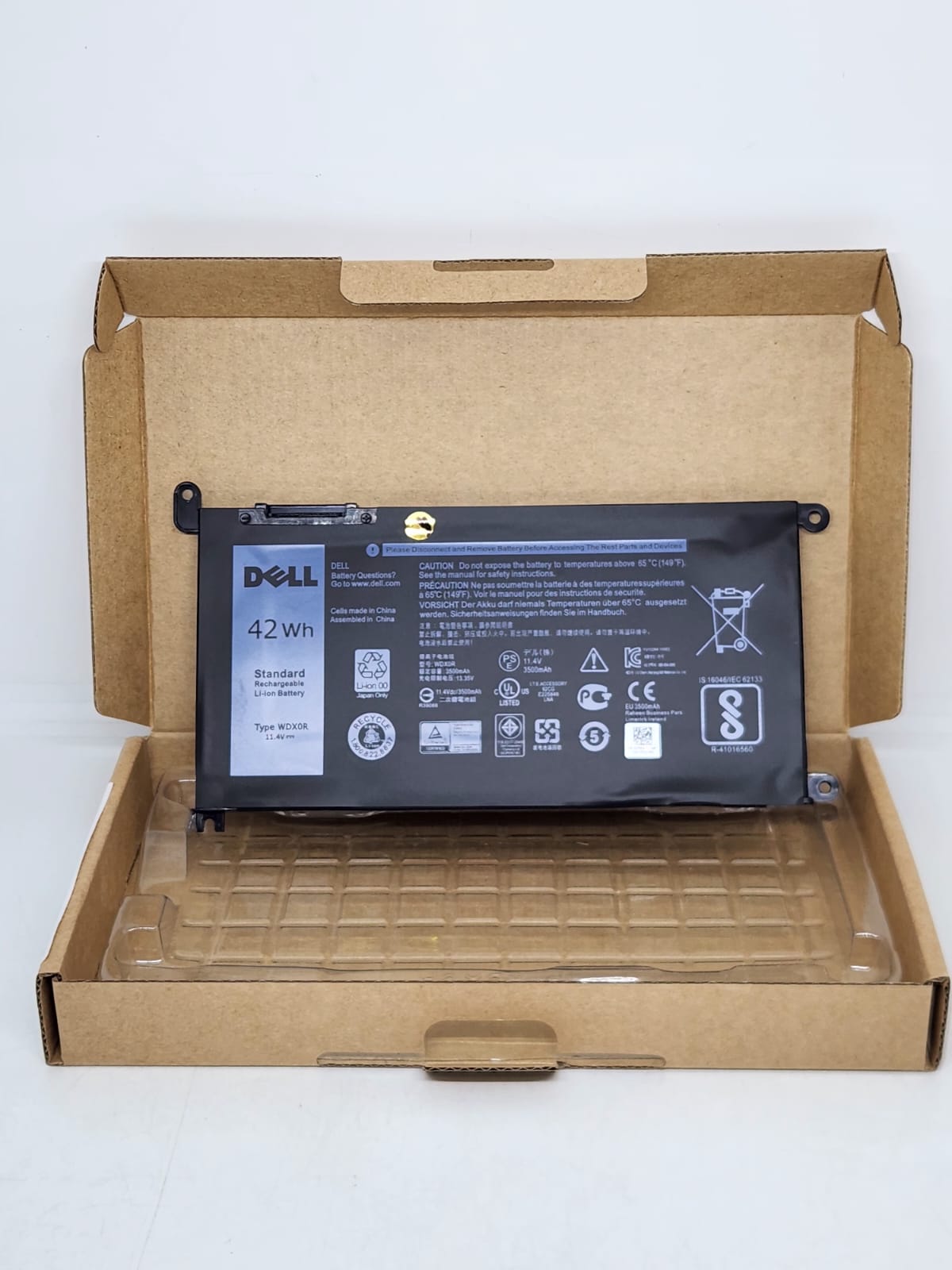Foto 5 pulgar | Batería Para Laptop Dell Wdx0r 15 Fc92n, 3crh3, Cymgm 42w.