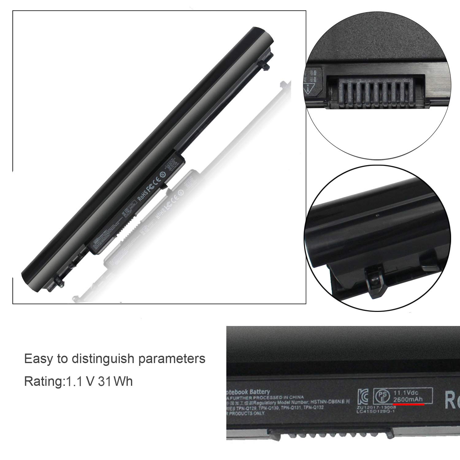 Foto 3 | Batería Para Portátil Gomarty La03 La03df 776622-001 Para Hp 14y 15f - Venta Internacional.