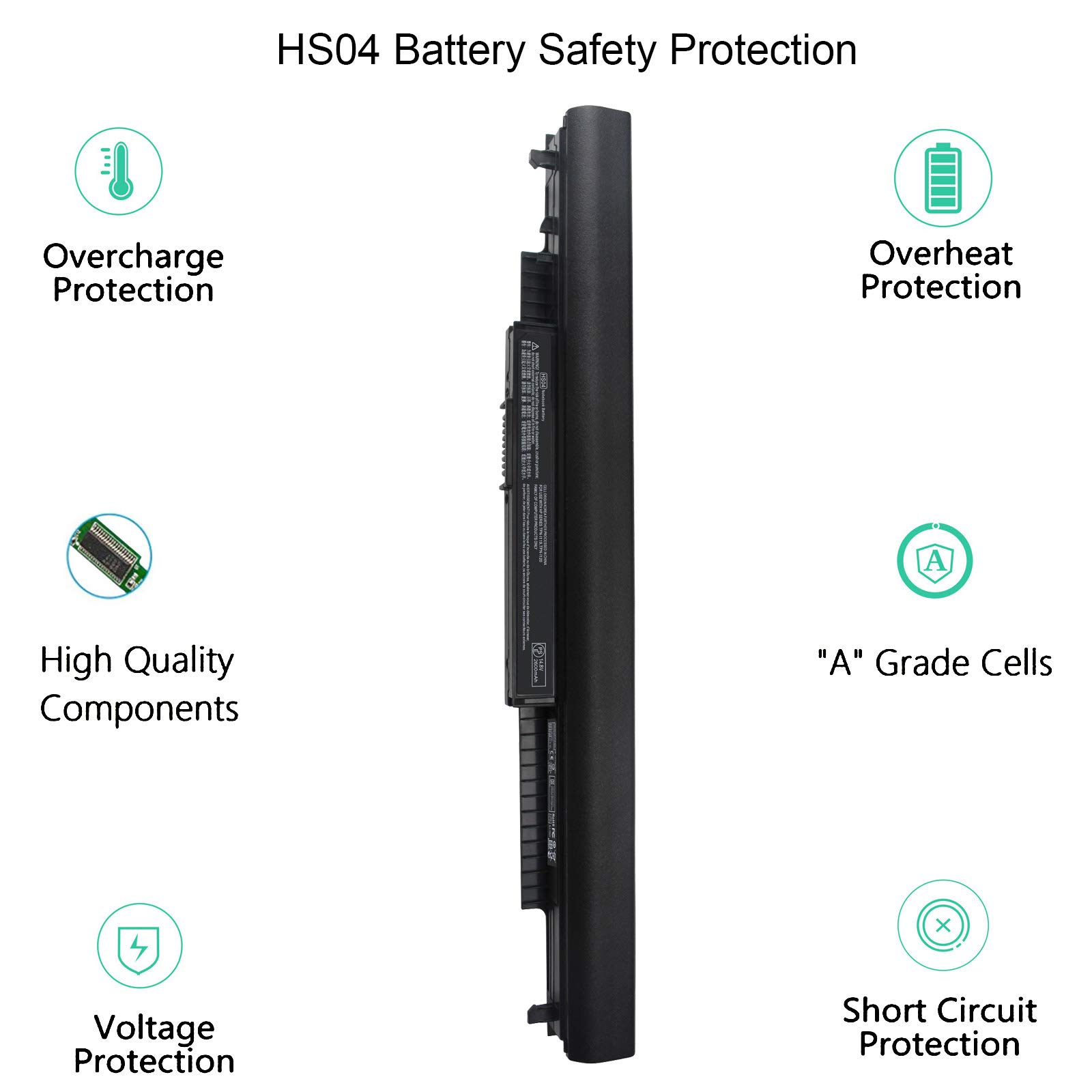 Foto 6 pulgar | Bateria Gomarty Hs03 Hs04 807956-001 807957-001 Para Hp 240-256 - Venta Internacional.