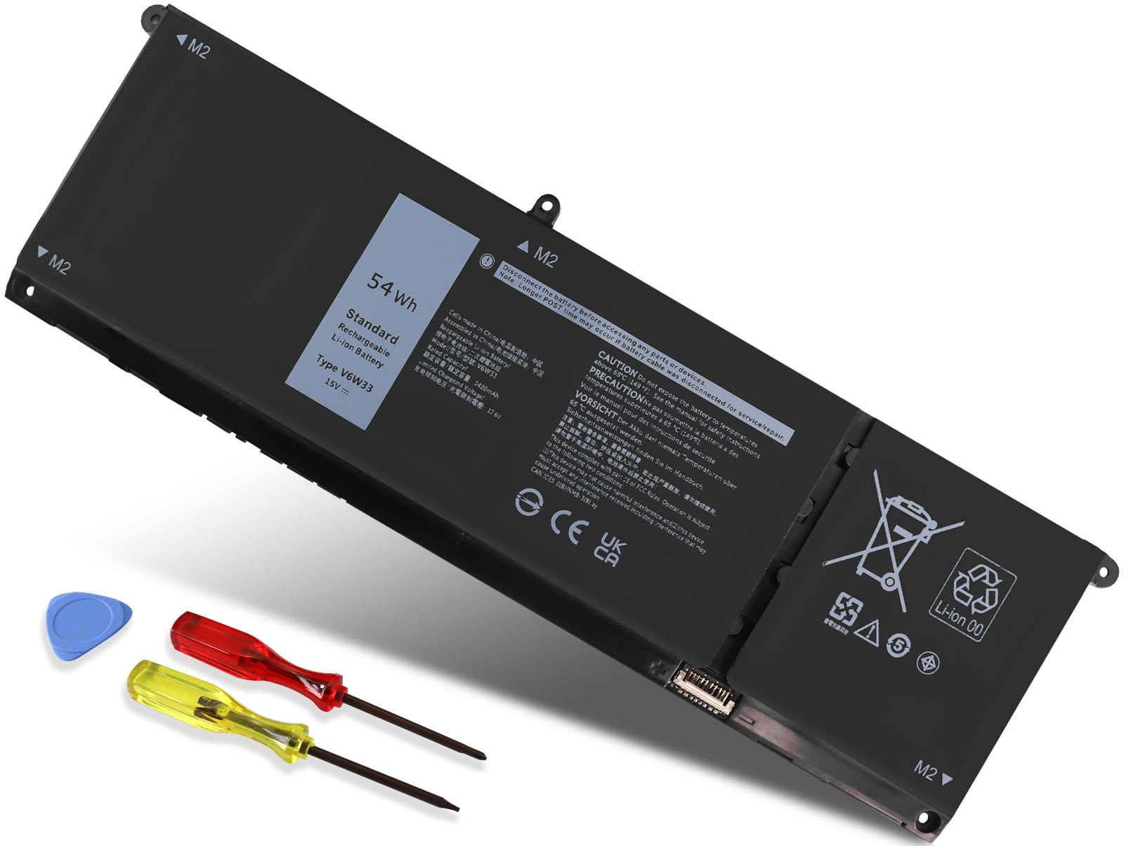 Reemplazo De Batería Dmkaollk V6w33 Para Dell Inspiron 15 - Venta Internacional.