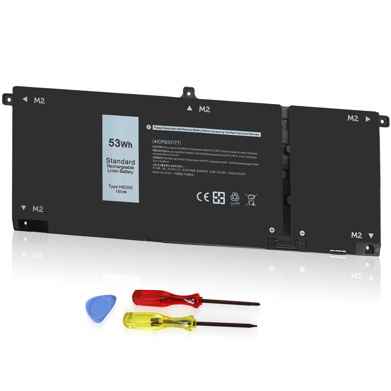 Batería Emanjor H5ckd De 53 Wh Y 15 V Para Dell Inspiron 7506 7405 - Venta Internacional.