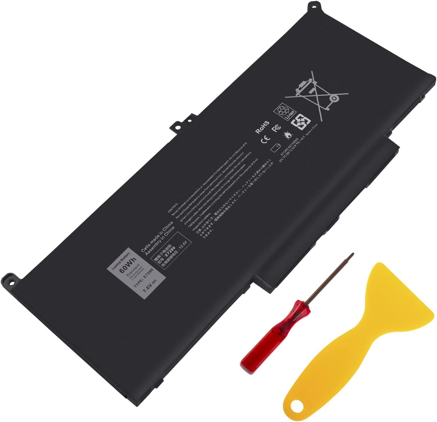 Foto 2 pulgar | Batería De Ordenador Portátil Tree.nb F3ygt De 60 Wh Para Dell Latitude 12-14 - Venta Internacional.
