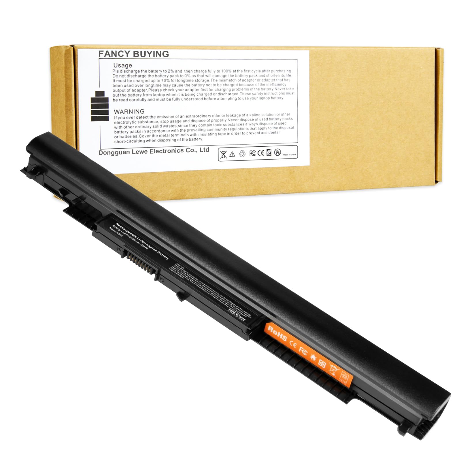 Batería Fancy Buying De 38 Wh  14 8 V  2600 Mah  Para Hp 15-ay041wm - Venta Internacional.